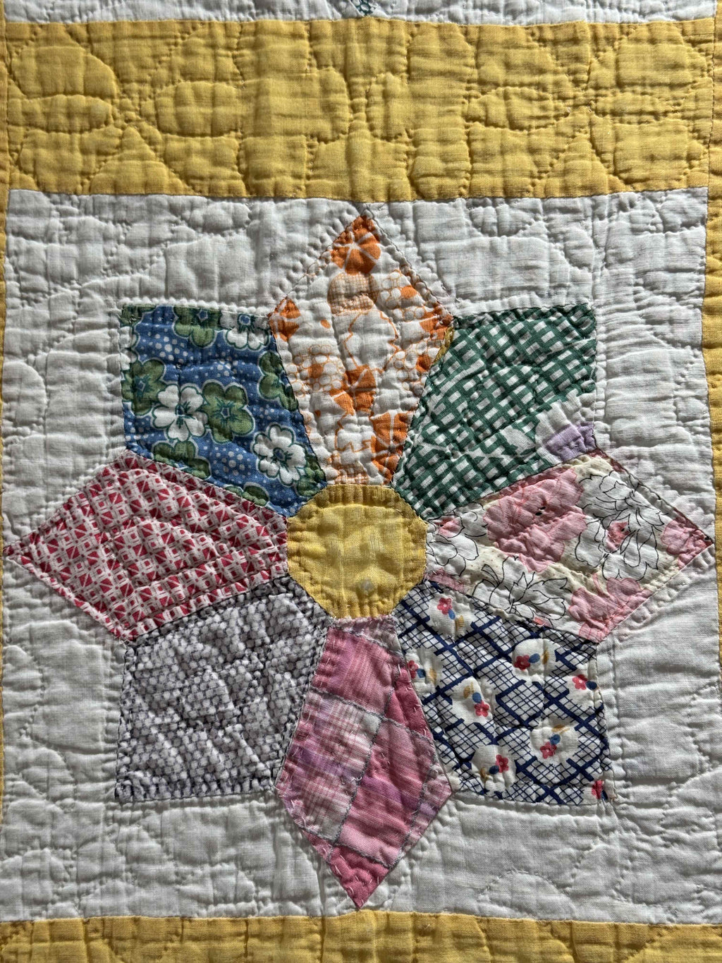 Vintage Quilt Dresden Star