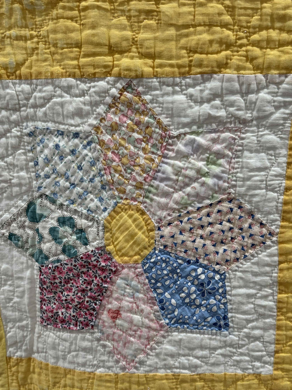Vintage Quilt Dresden Star