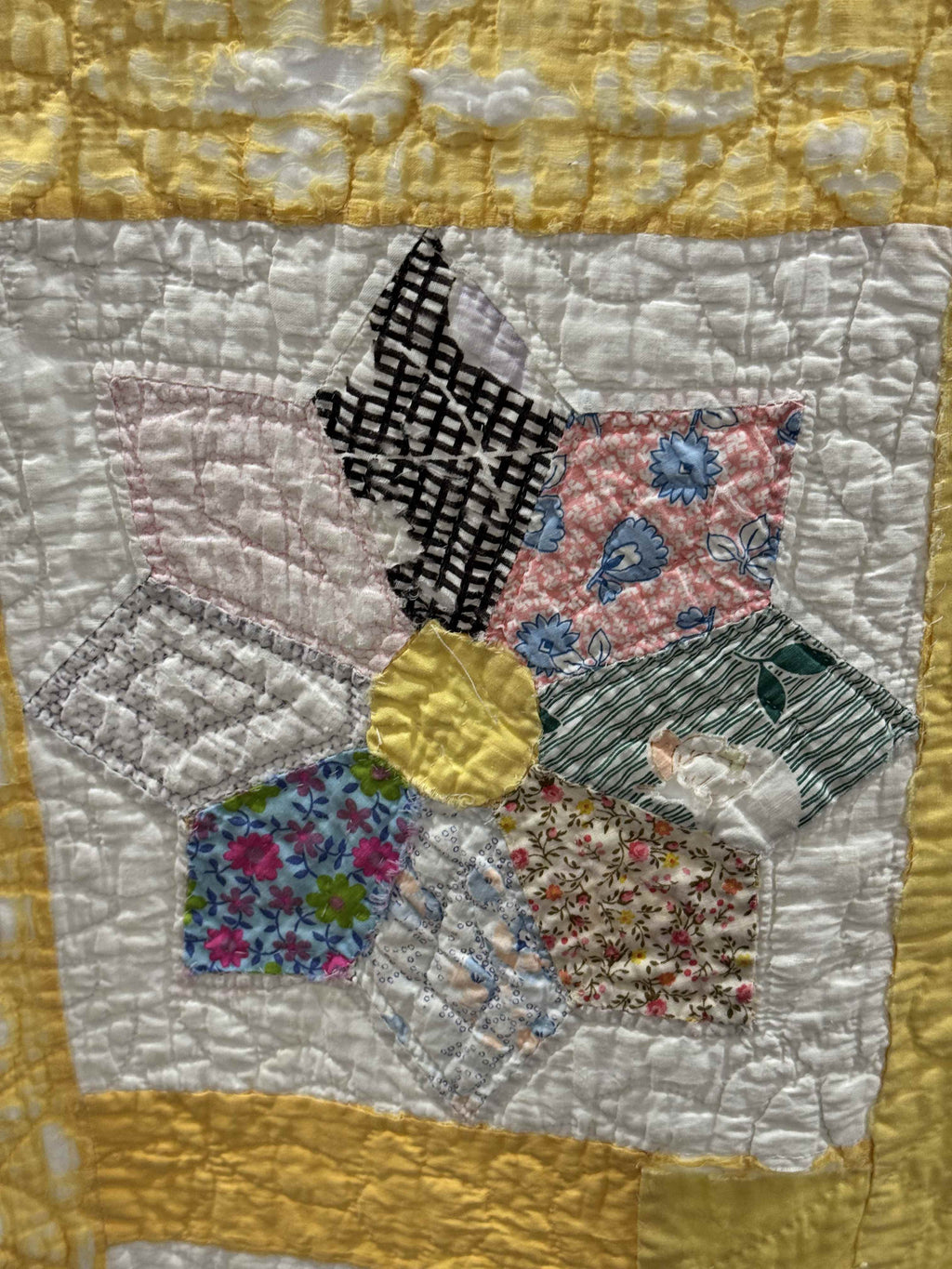 Vintage Quilt Dresden Star