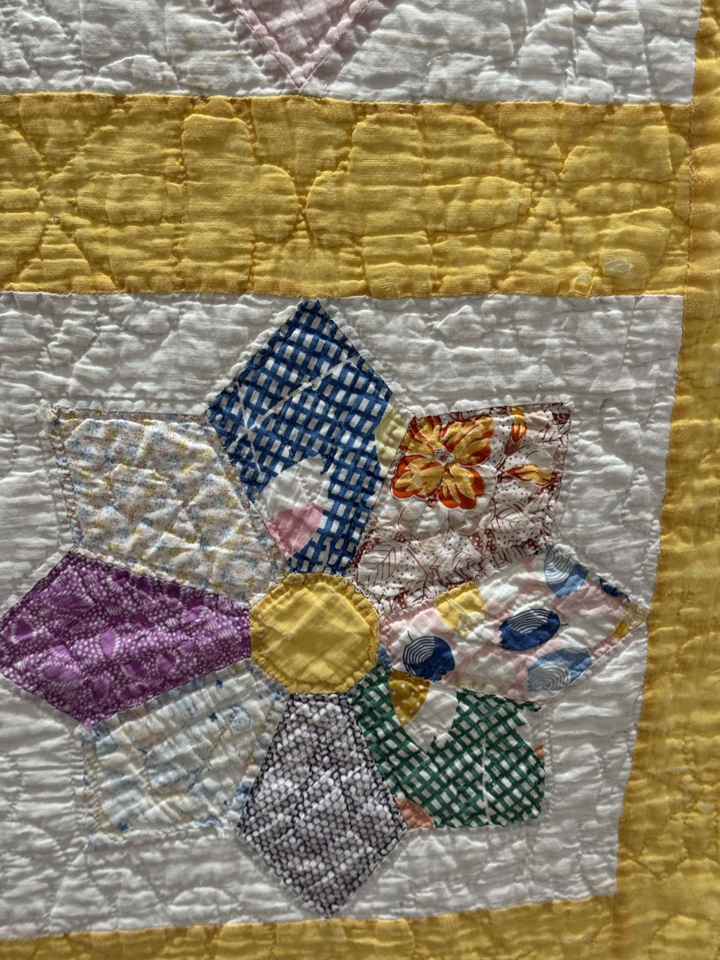 Vintage Quilt Dresden Star
