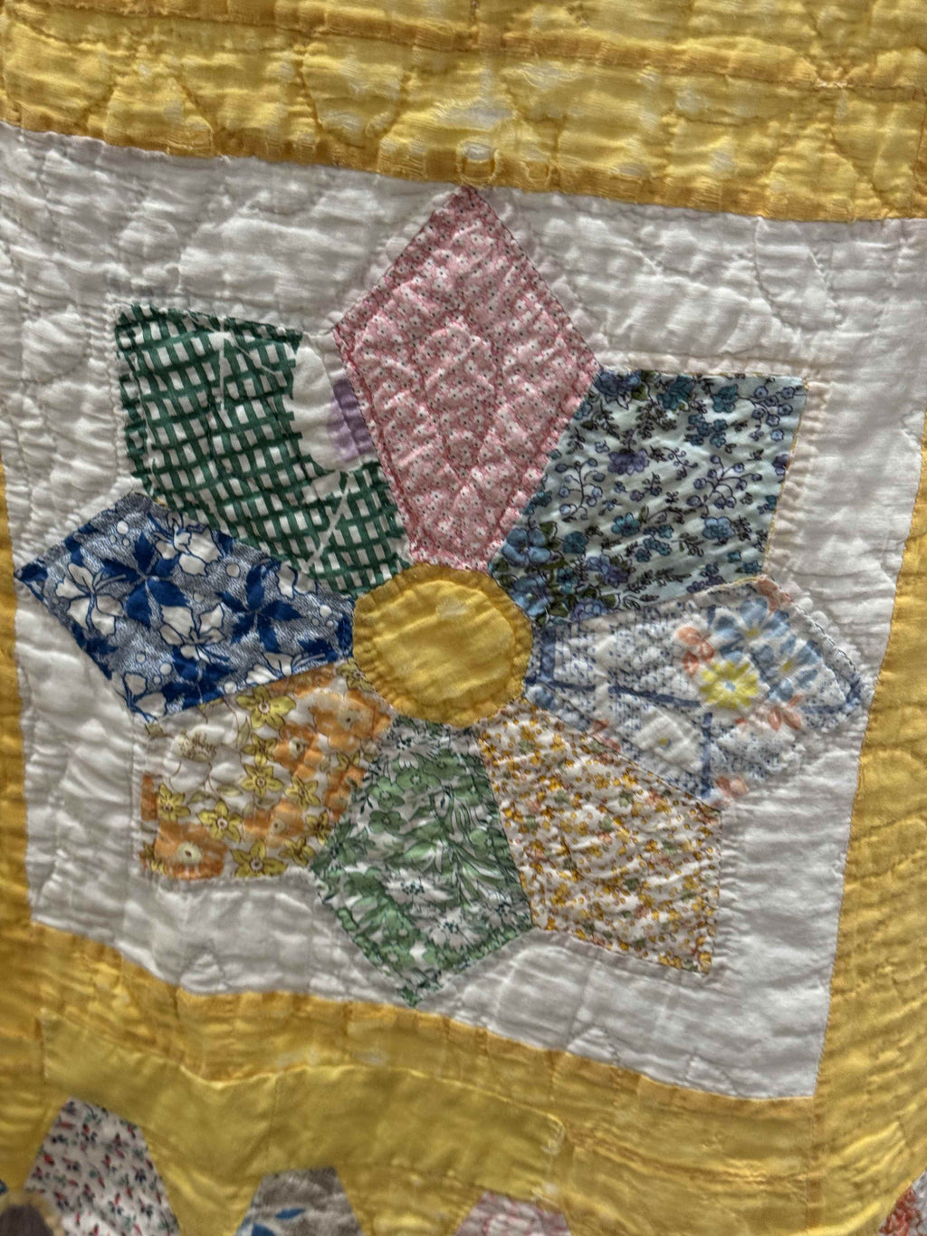 Vintage Quilt Dresden Star