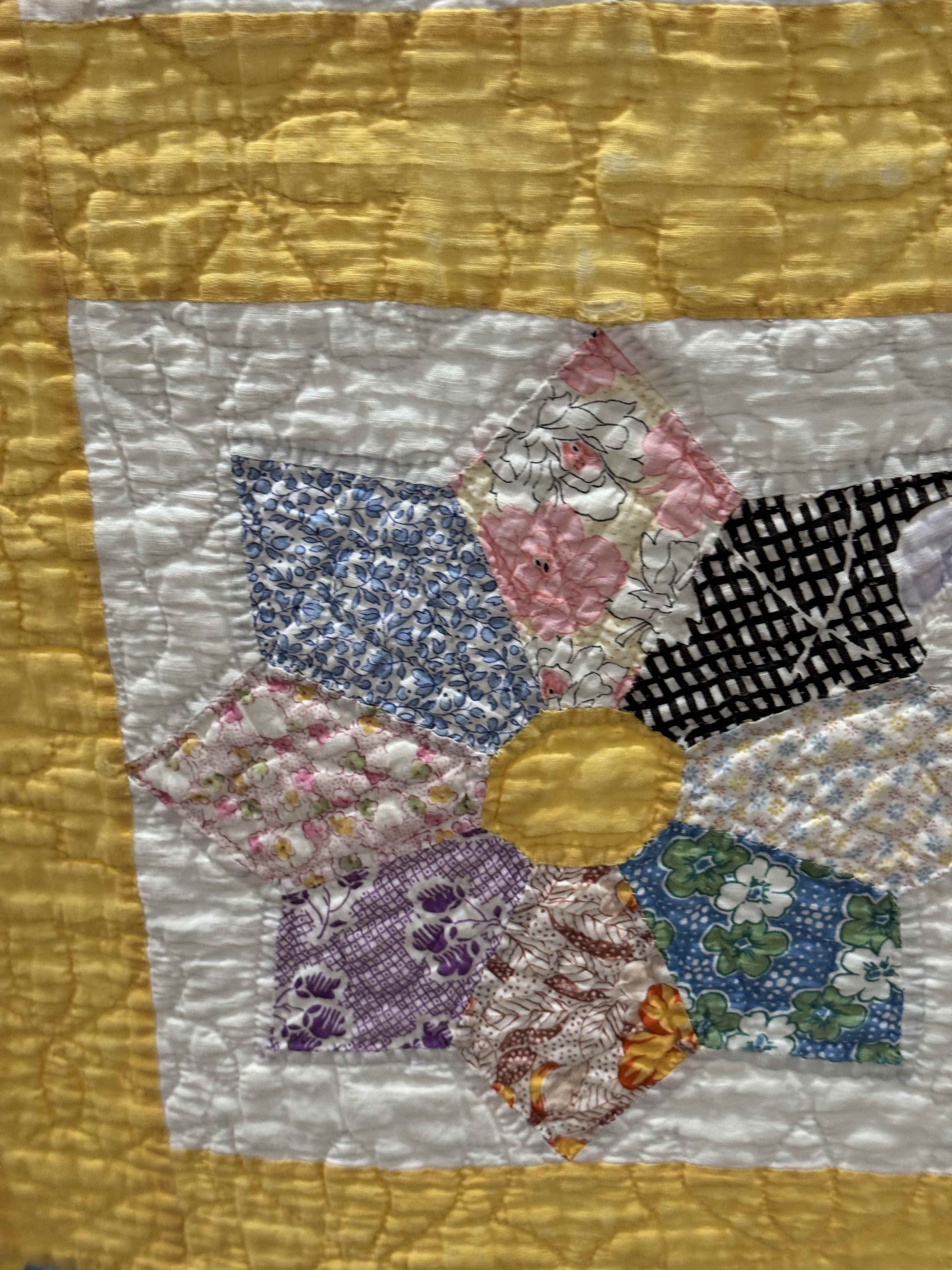 Vintage Quilt Dresden Star