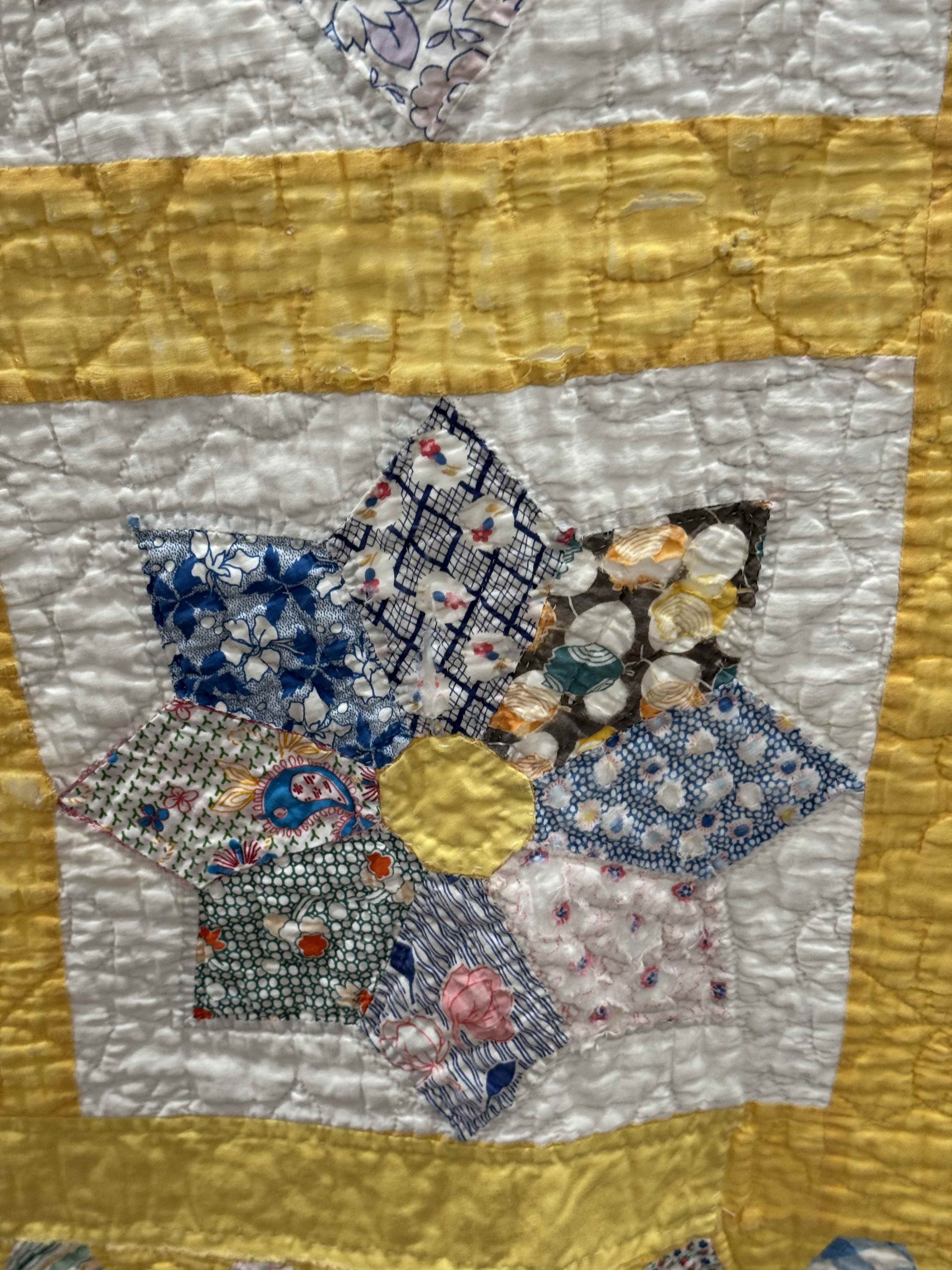 Vintage Quilt Dresden Star