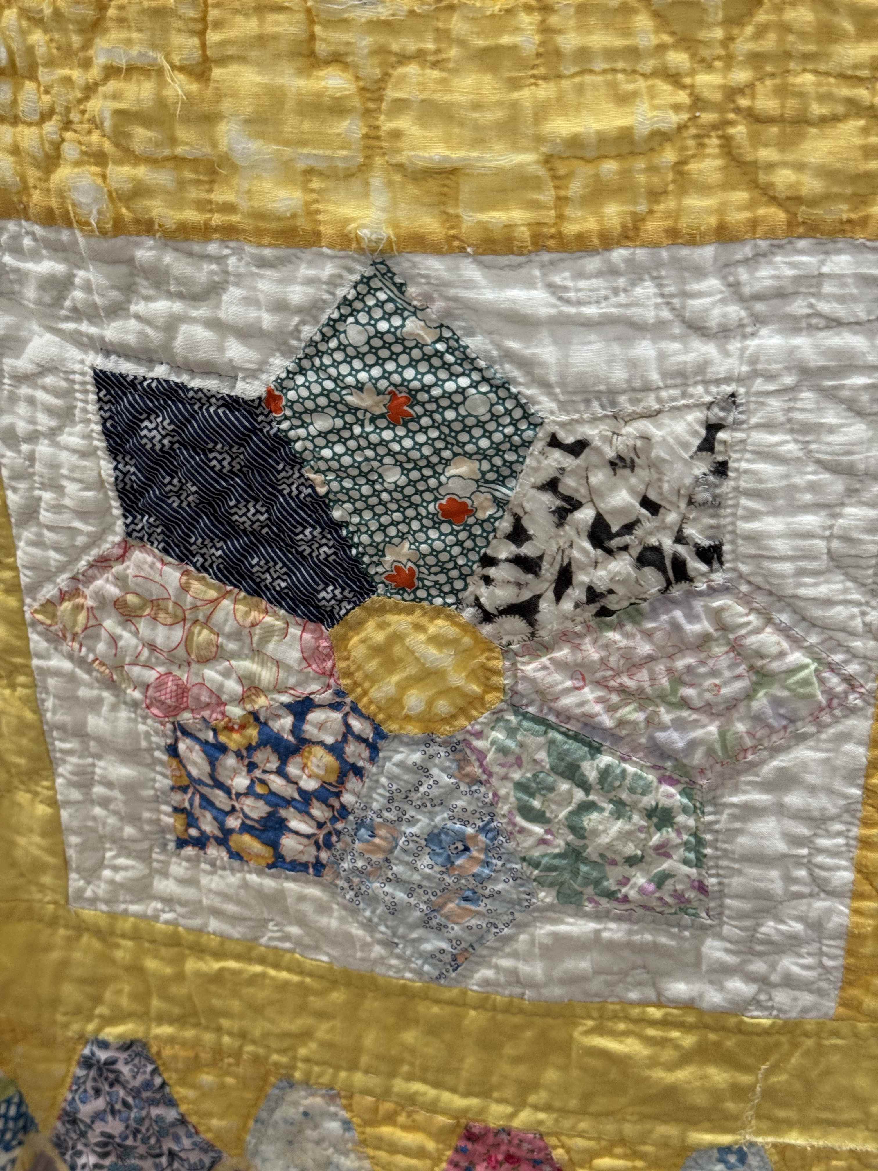 Vintage Quilt Dresden Star