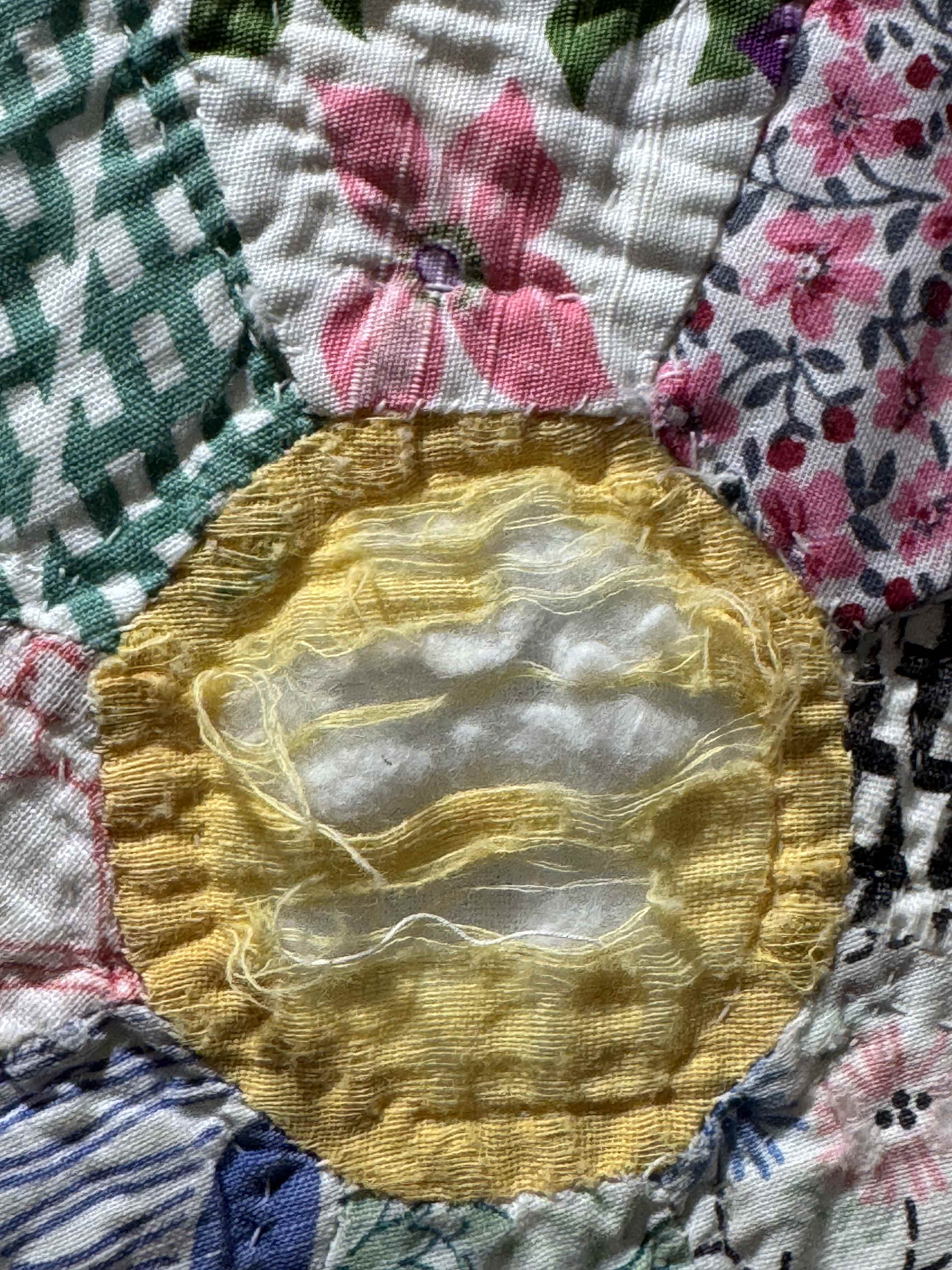 Vintage Quilt Dresden Star