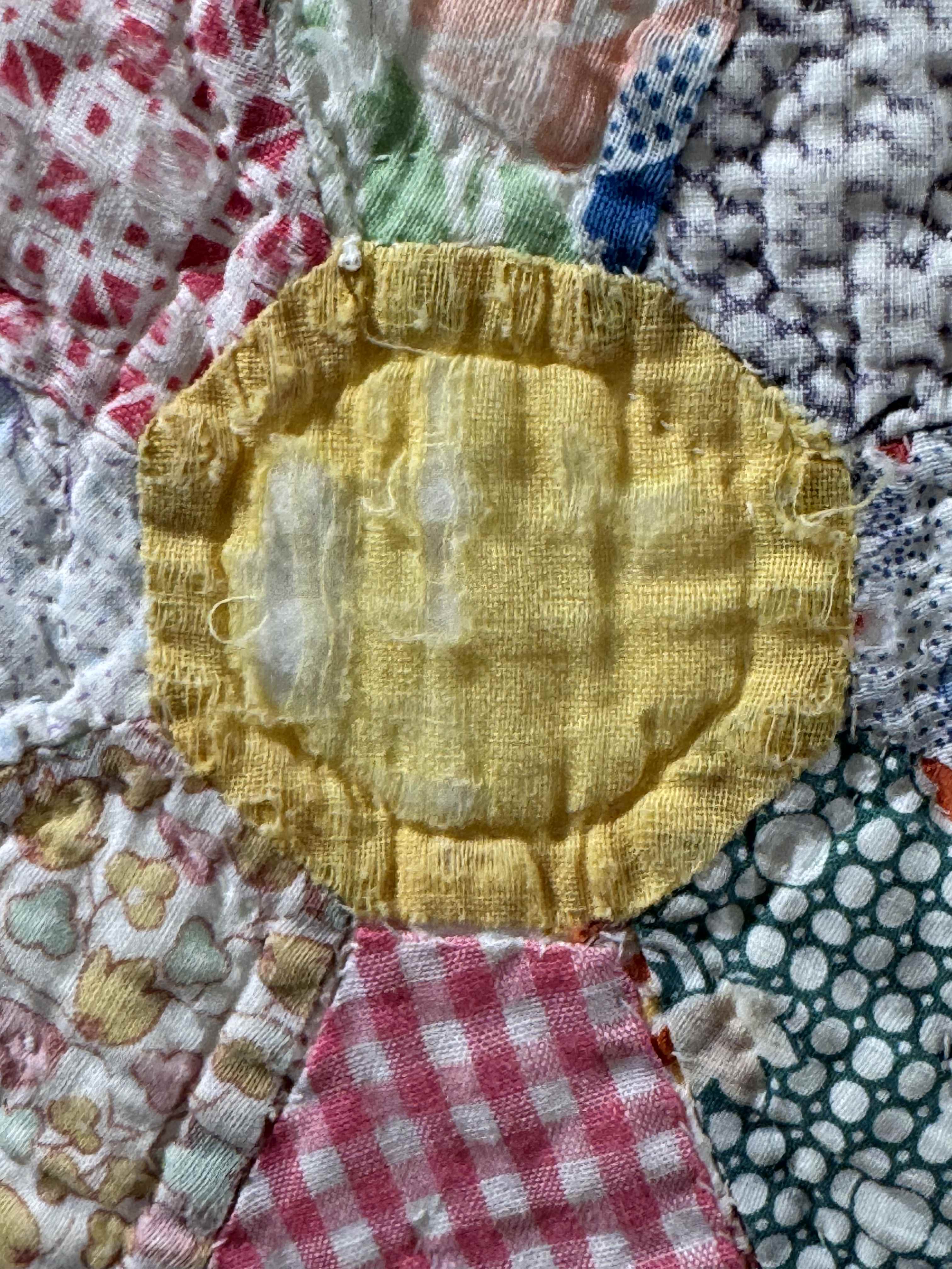 Vintage Quilt Dresden Star