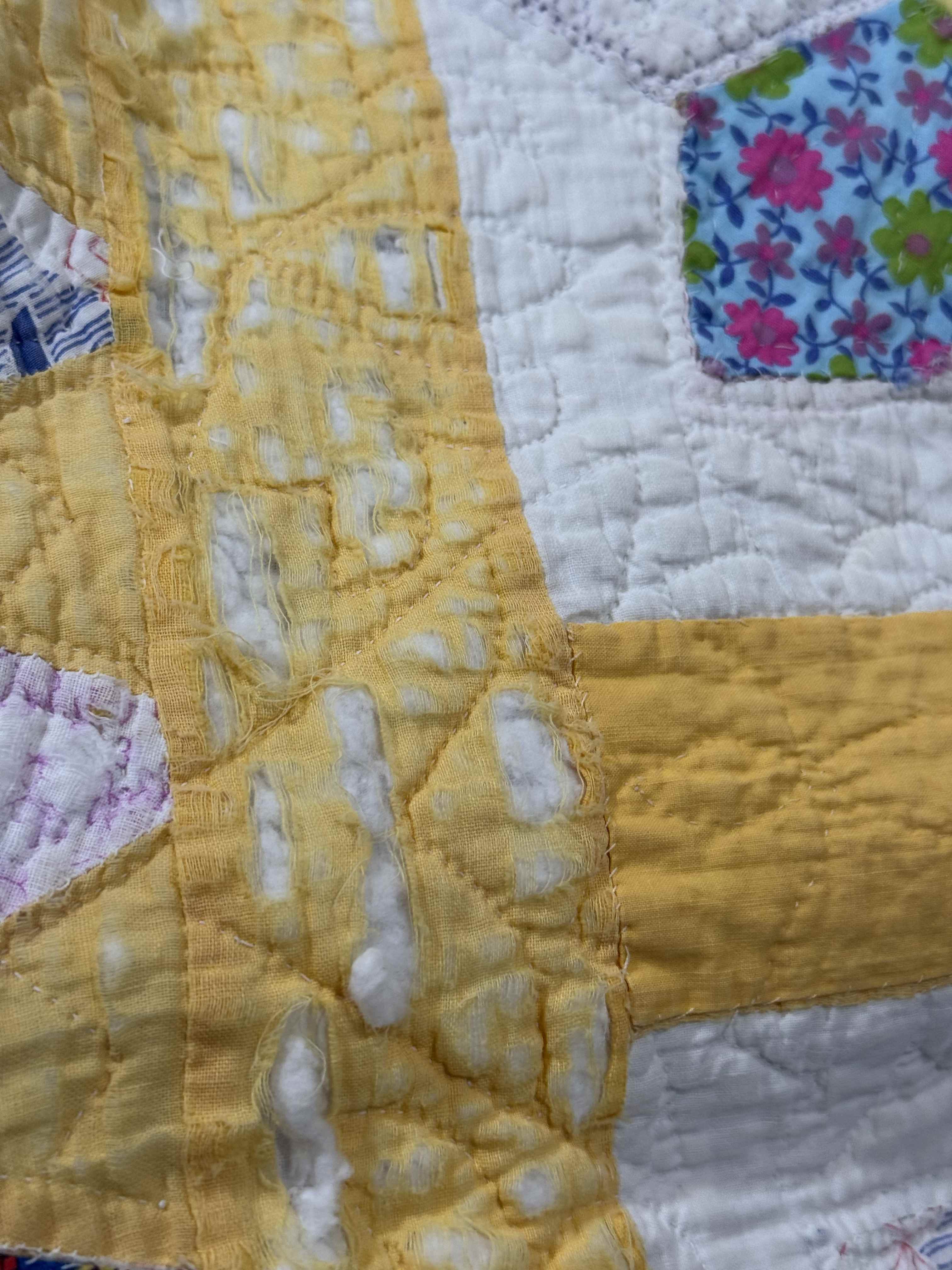 Vintage Quilt Dresden Star