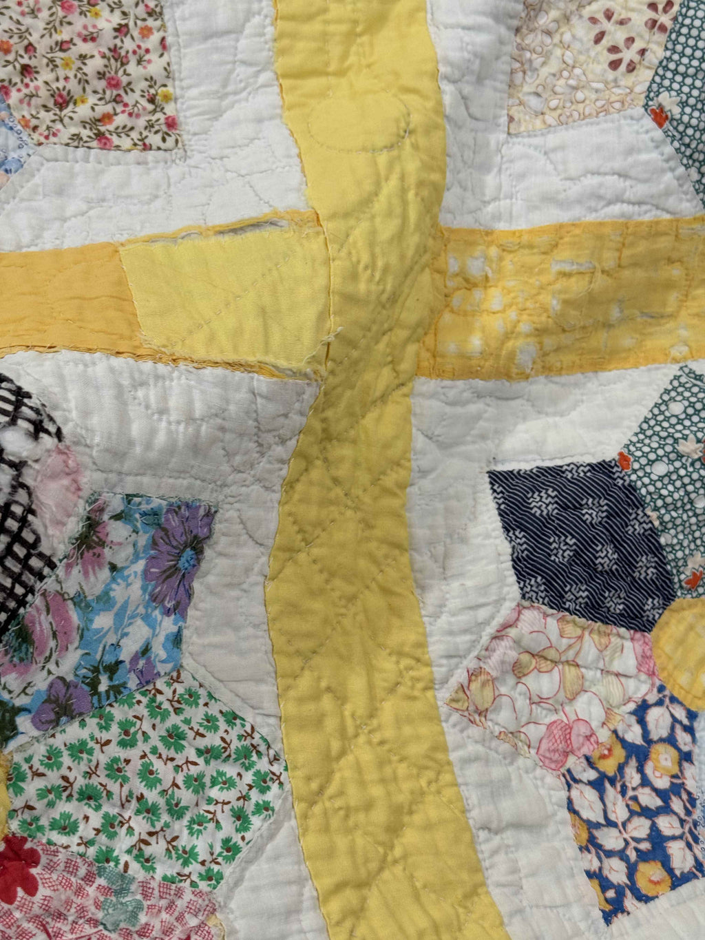 Vintage Quilt Dresden Star