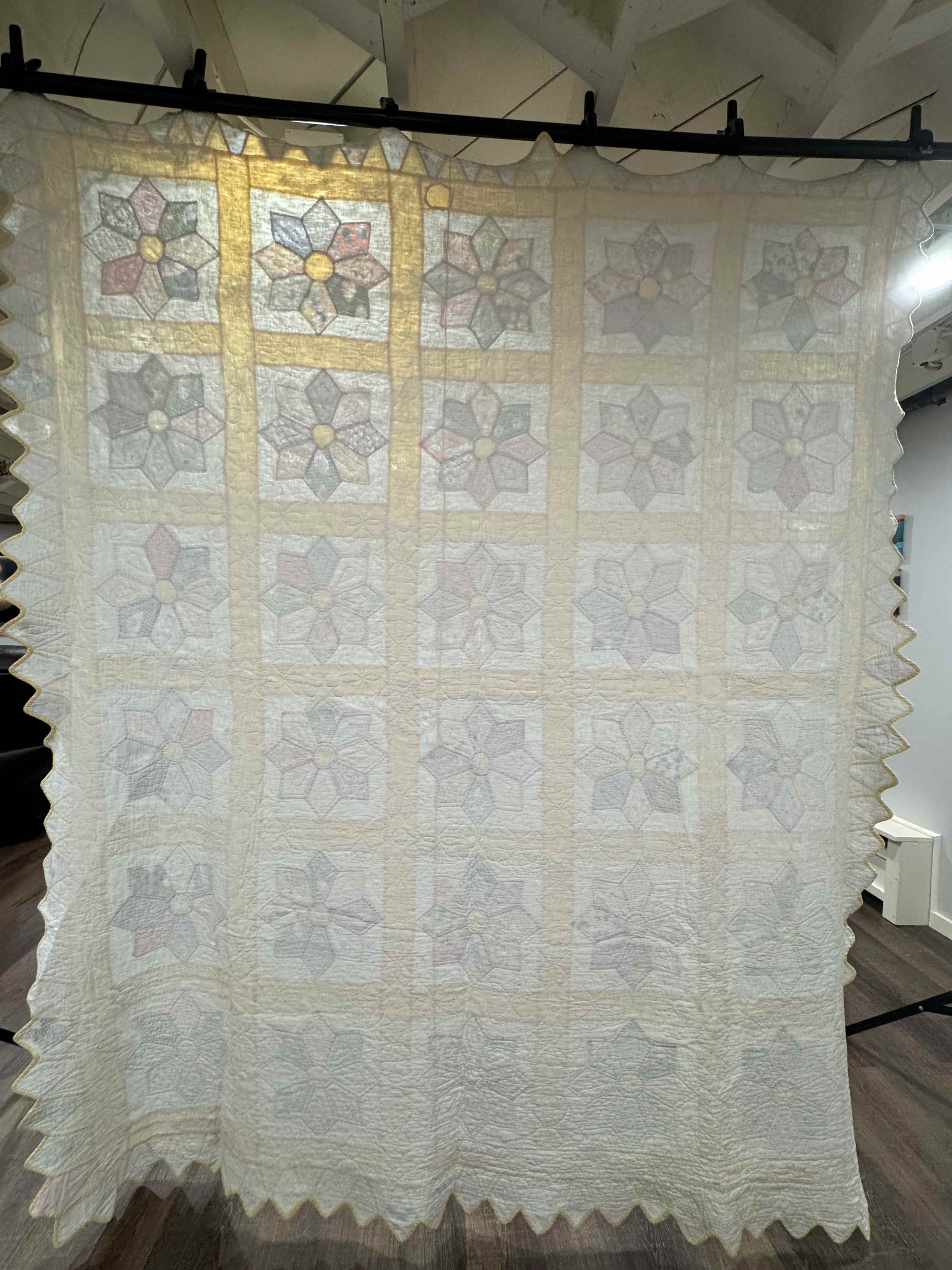 Vintage Quilt Dresden Star