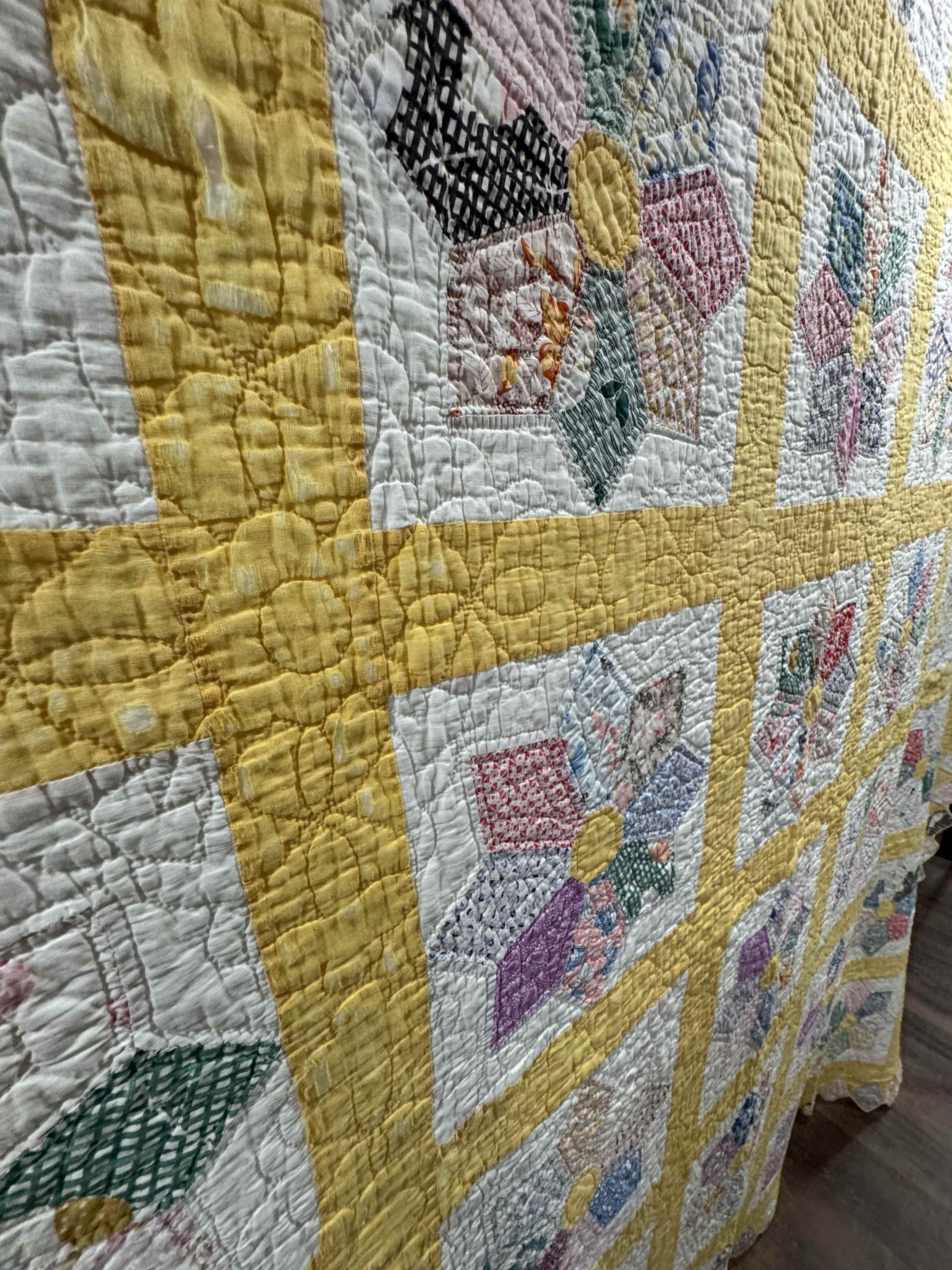 Vintage Quilt Dresden Star