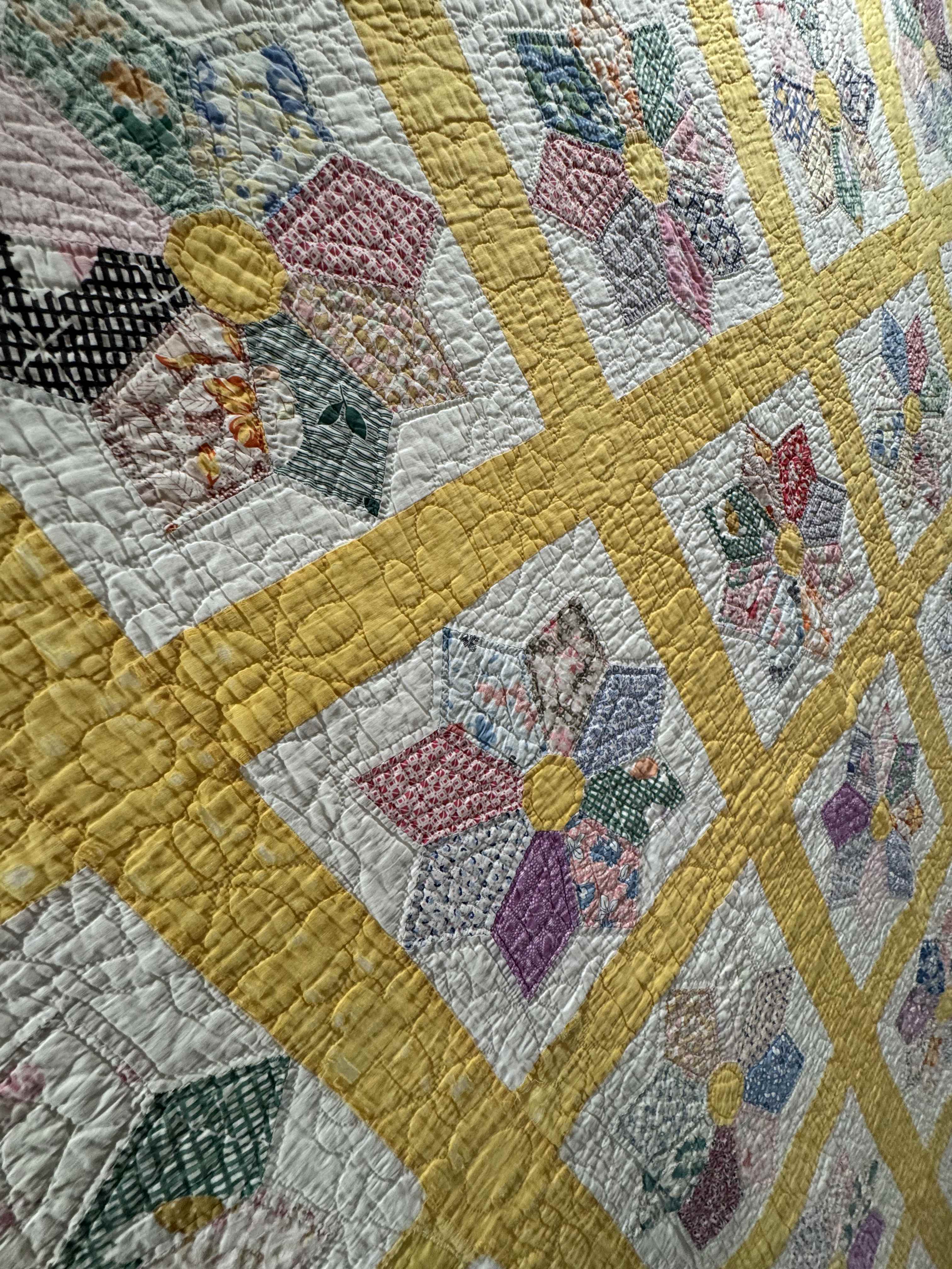 Vintage Quilt Dresden Star