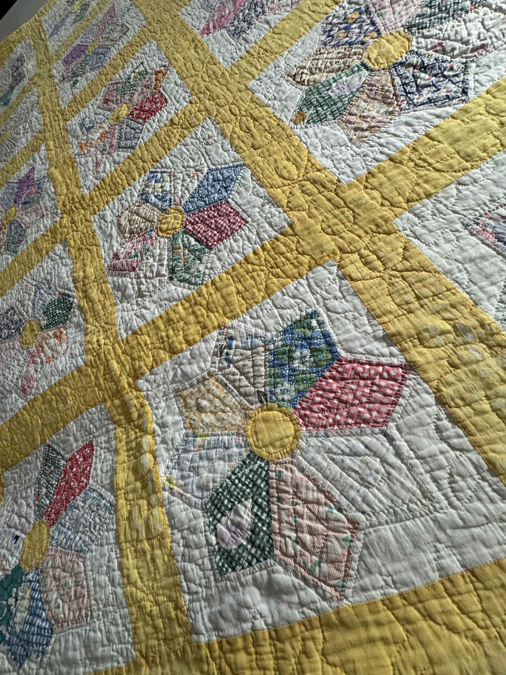 Vintage Quilt Dresden Star