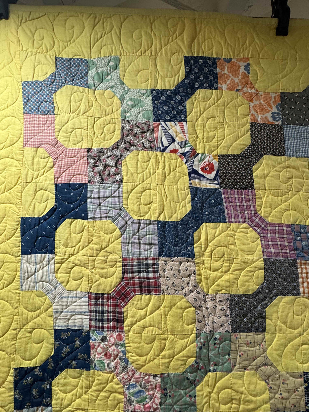 Vintage Quilt Three Dimensional Bowtie