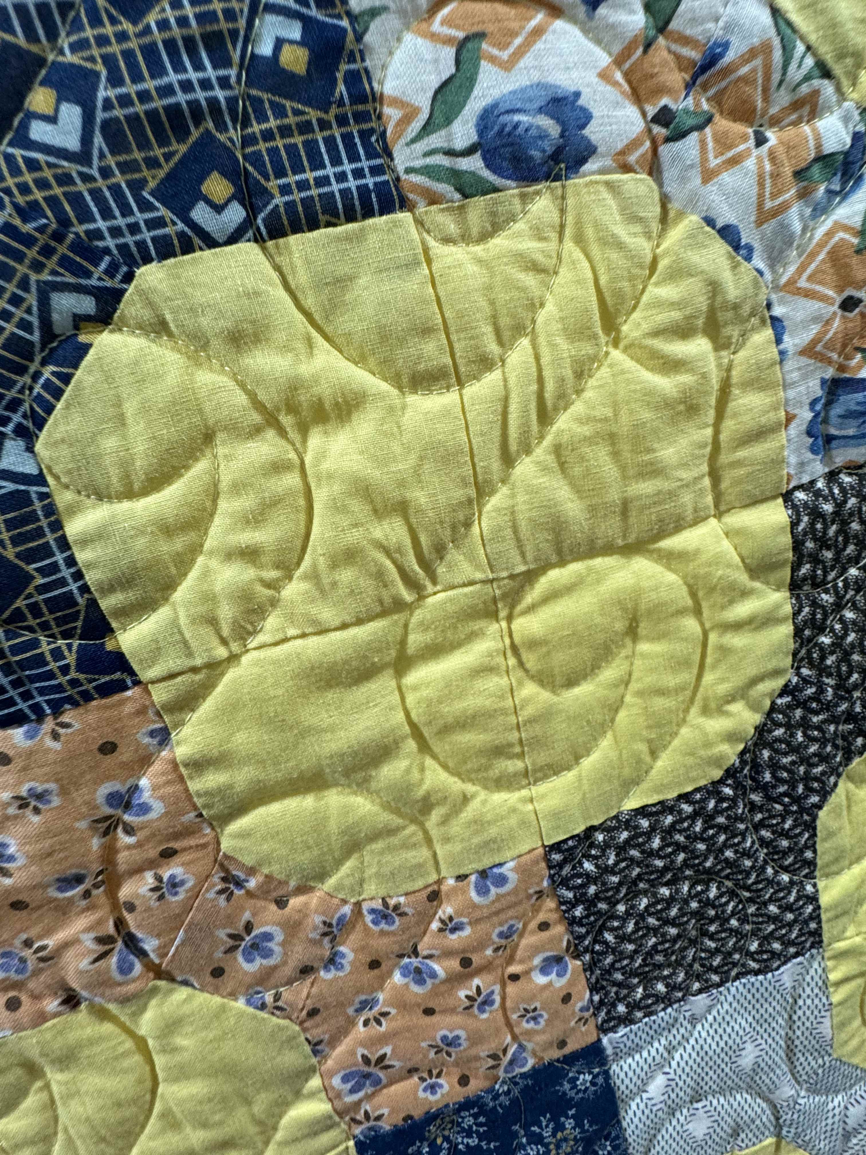 Vintage Quilt Three Dimensional Bowtie