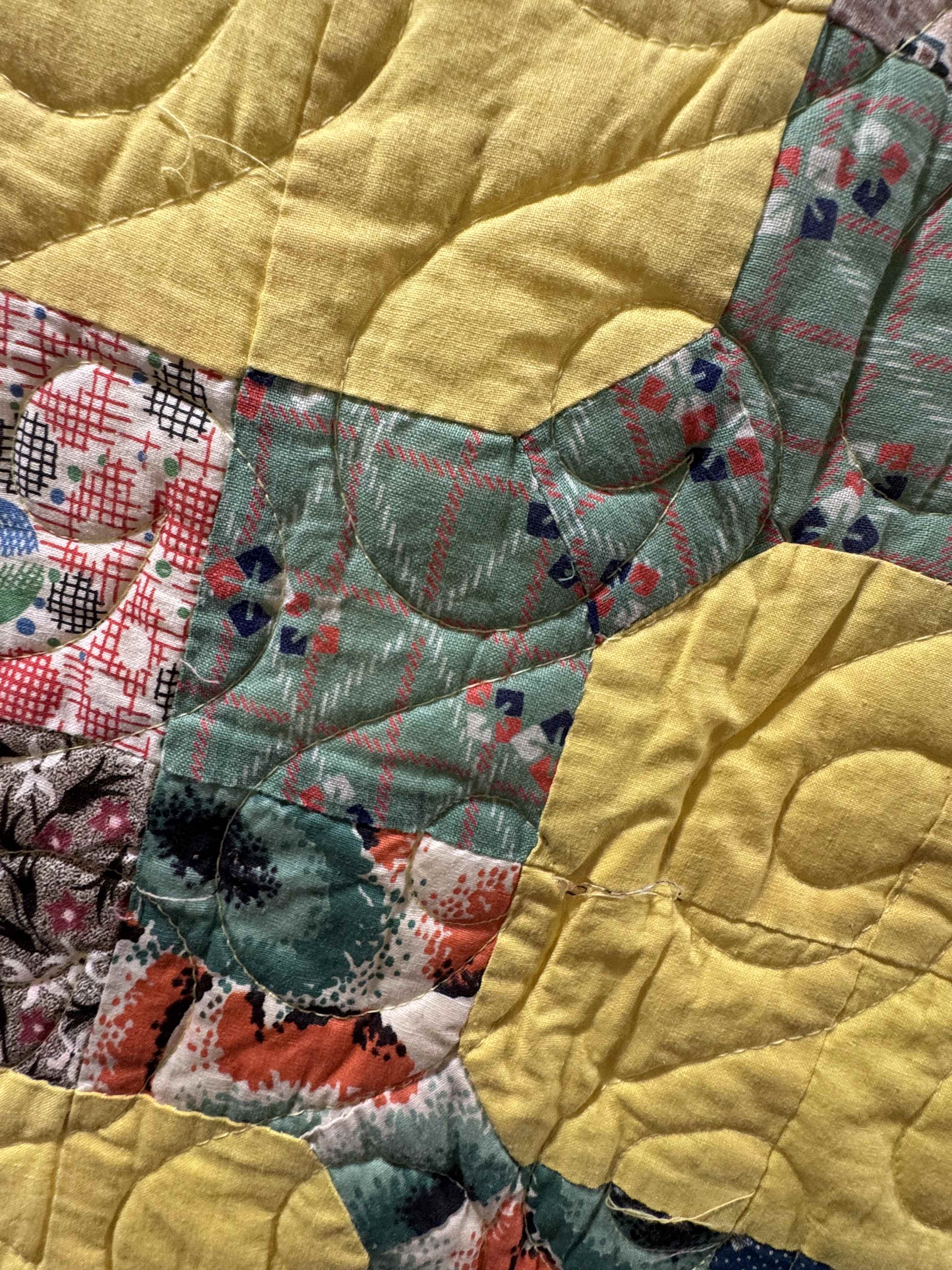 Vintage Quilt Three Dimensional Bowtie