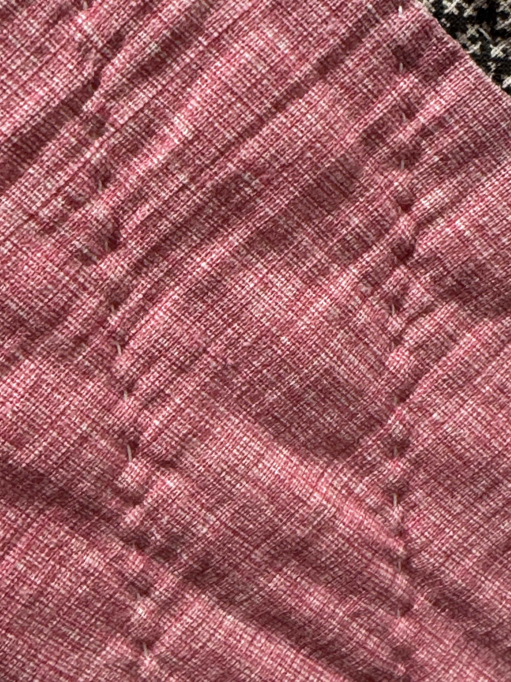 Antique Quilt Nine Patch on Point