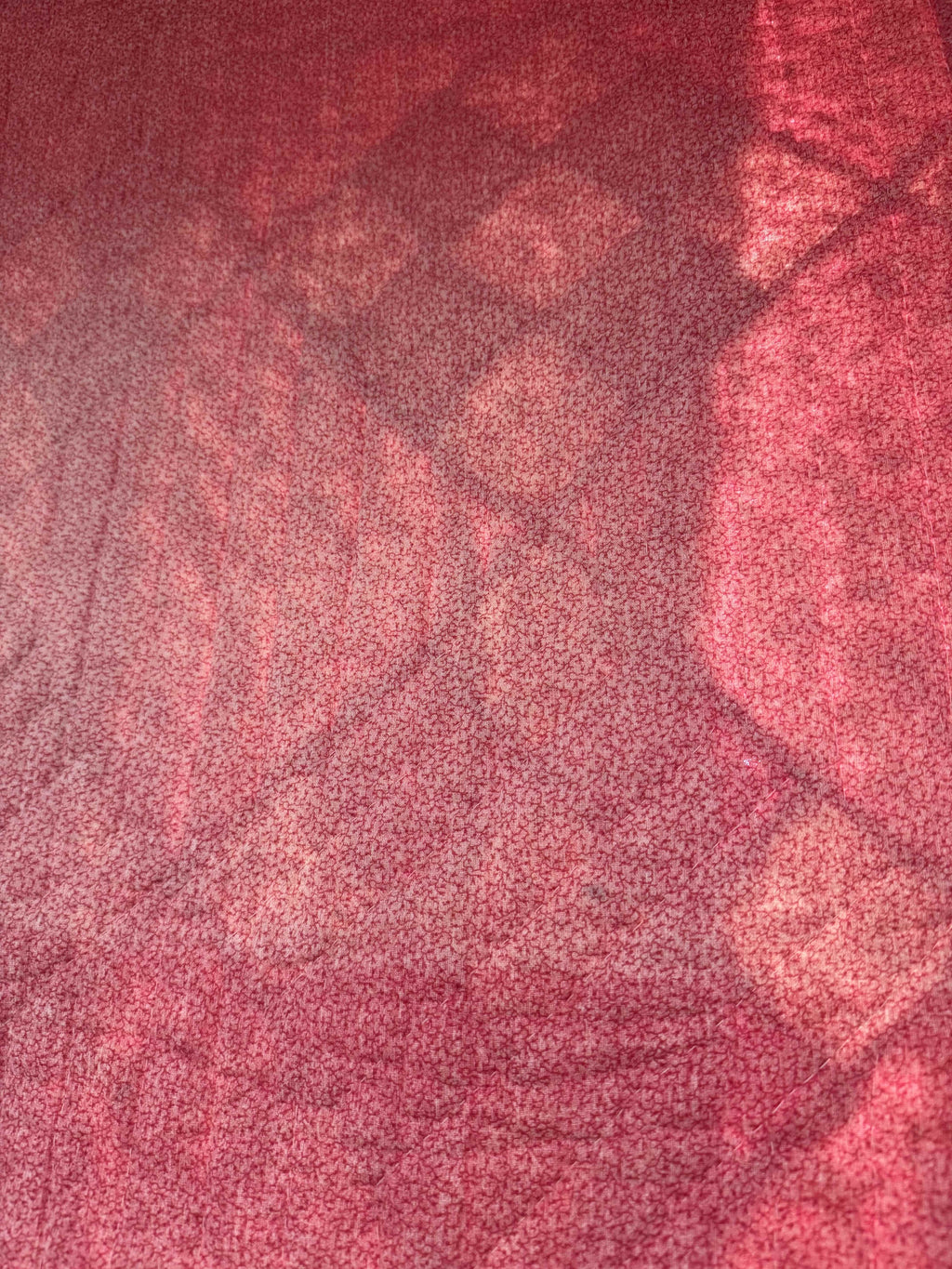 Antique Quilt Nine Patch on Point