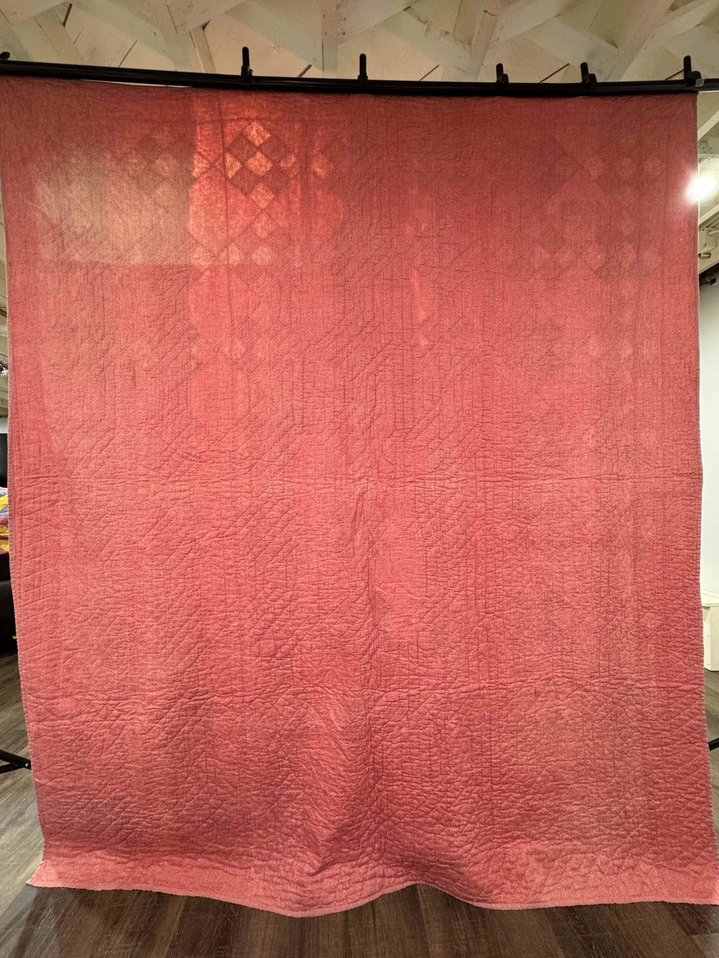 Antique Quilt Nine Patch on Point
