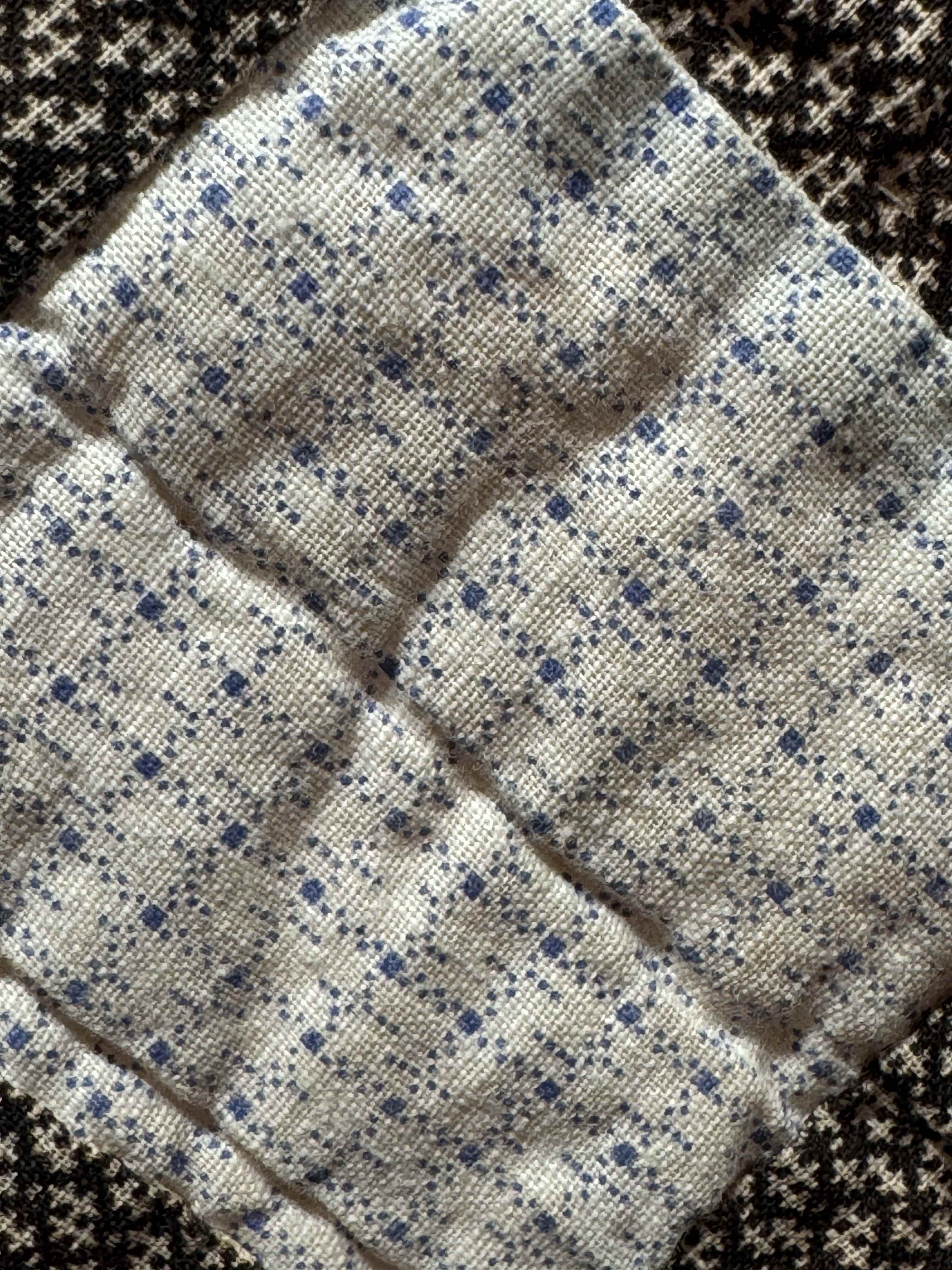 Antique Quilt Nine Patch on Point