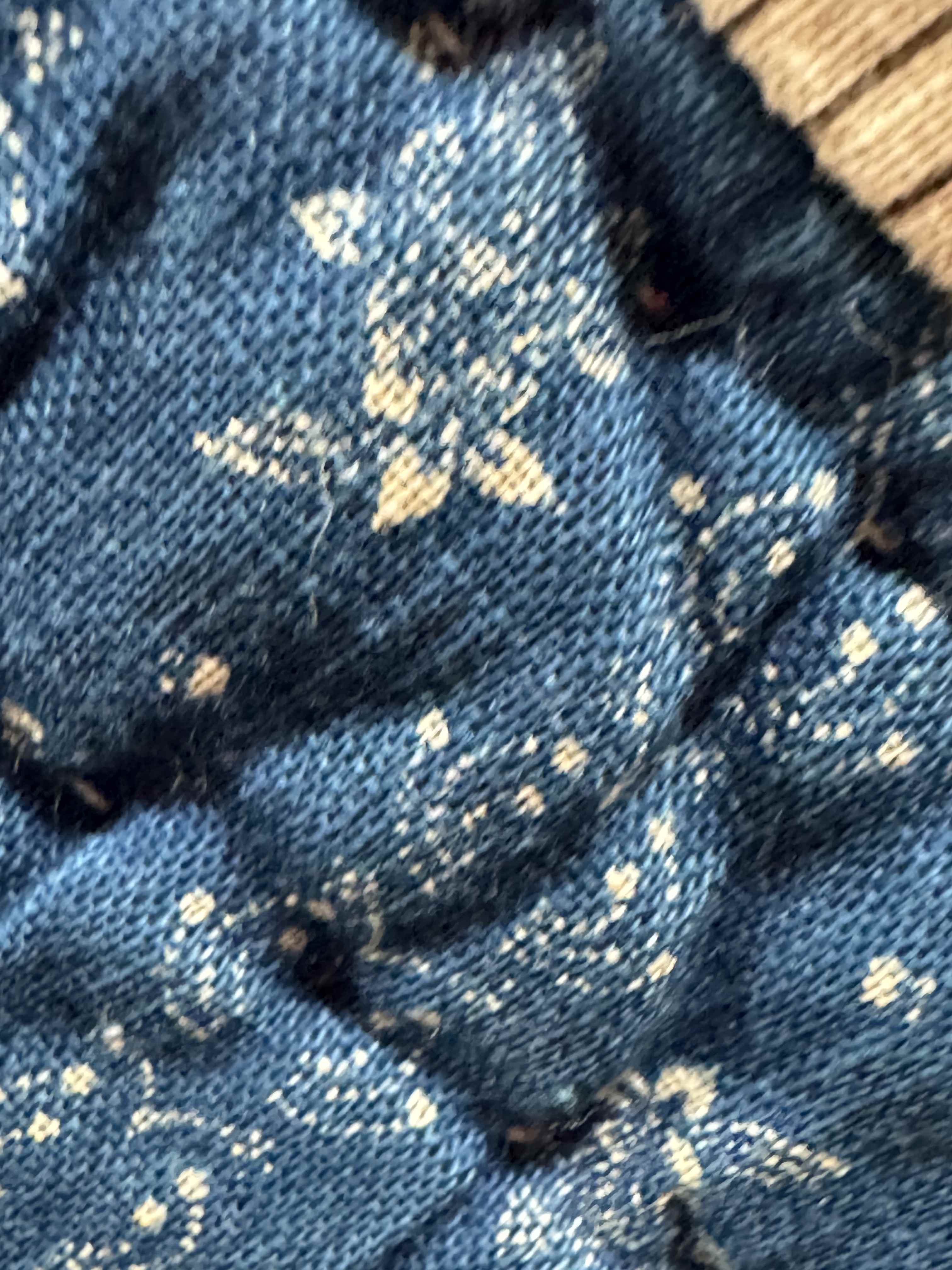 Antique Quilt Nine Patch on Point