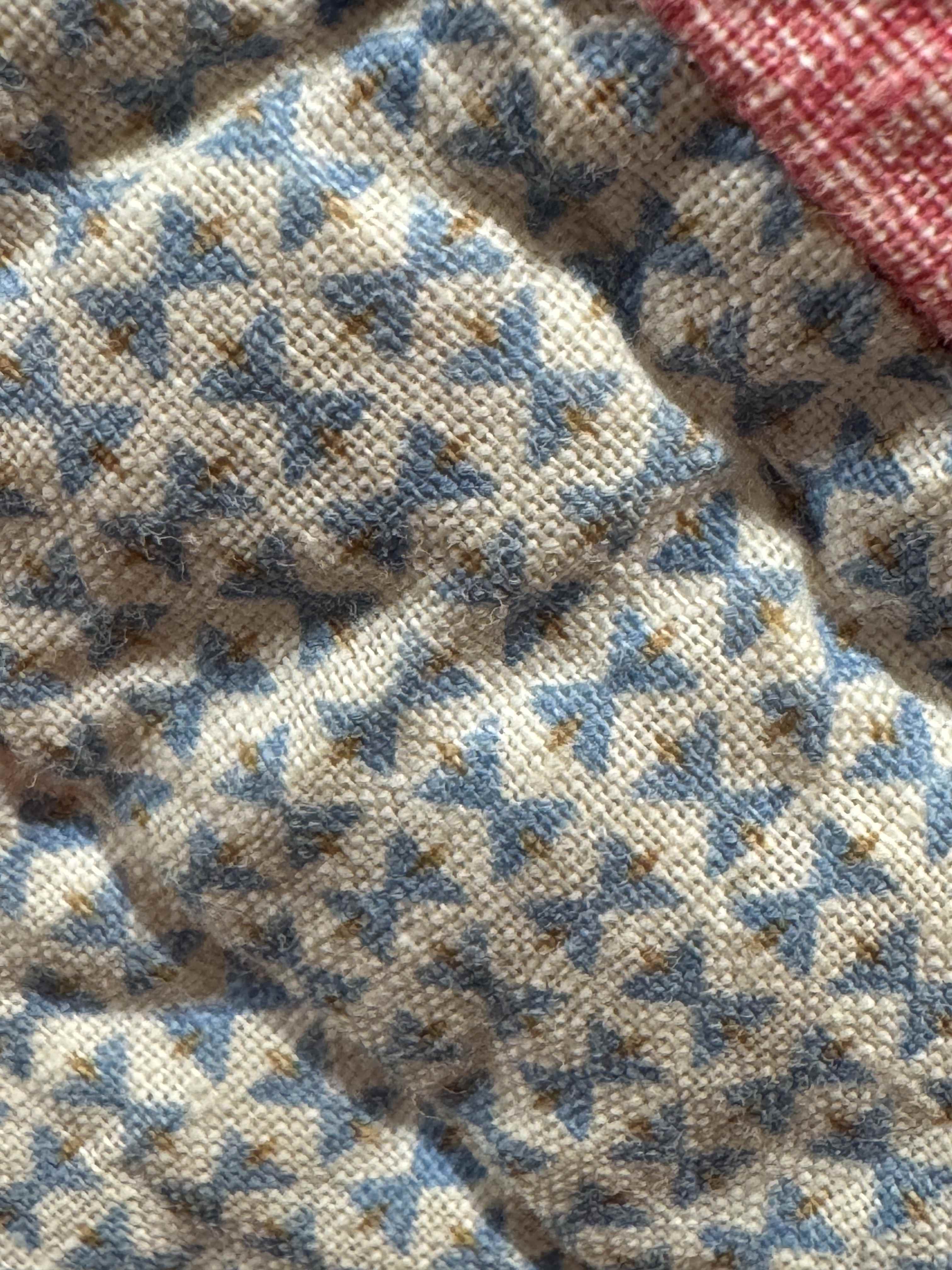 Antique Quilt Nine Patch on Point