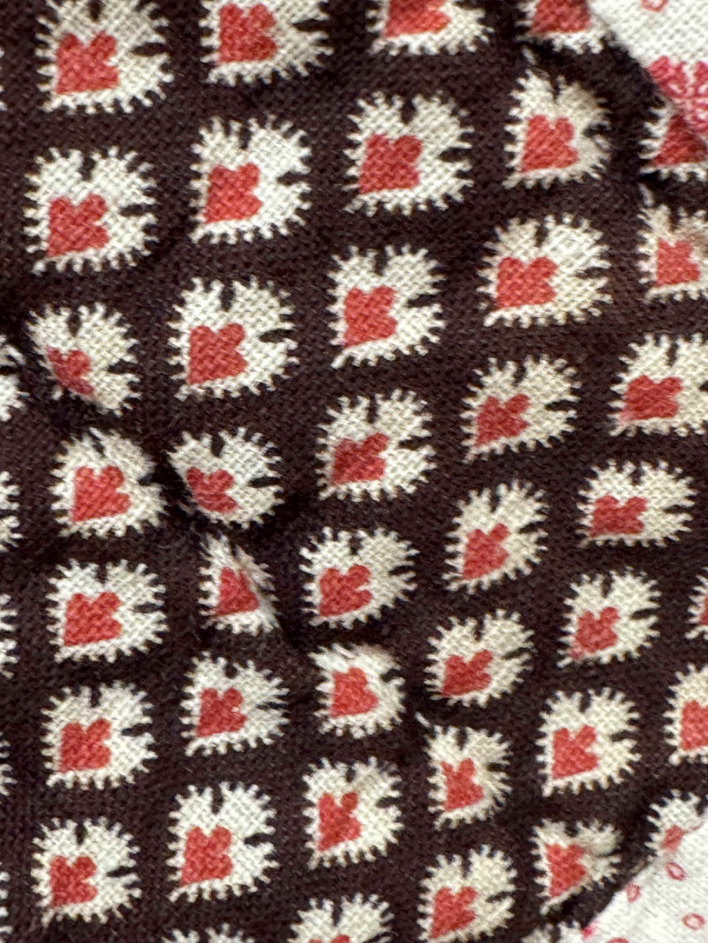 Antique Quilt Nine Patch on Point