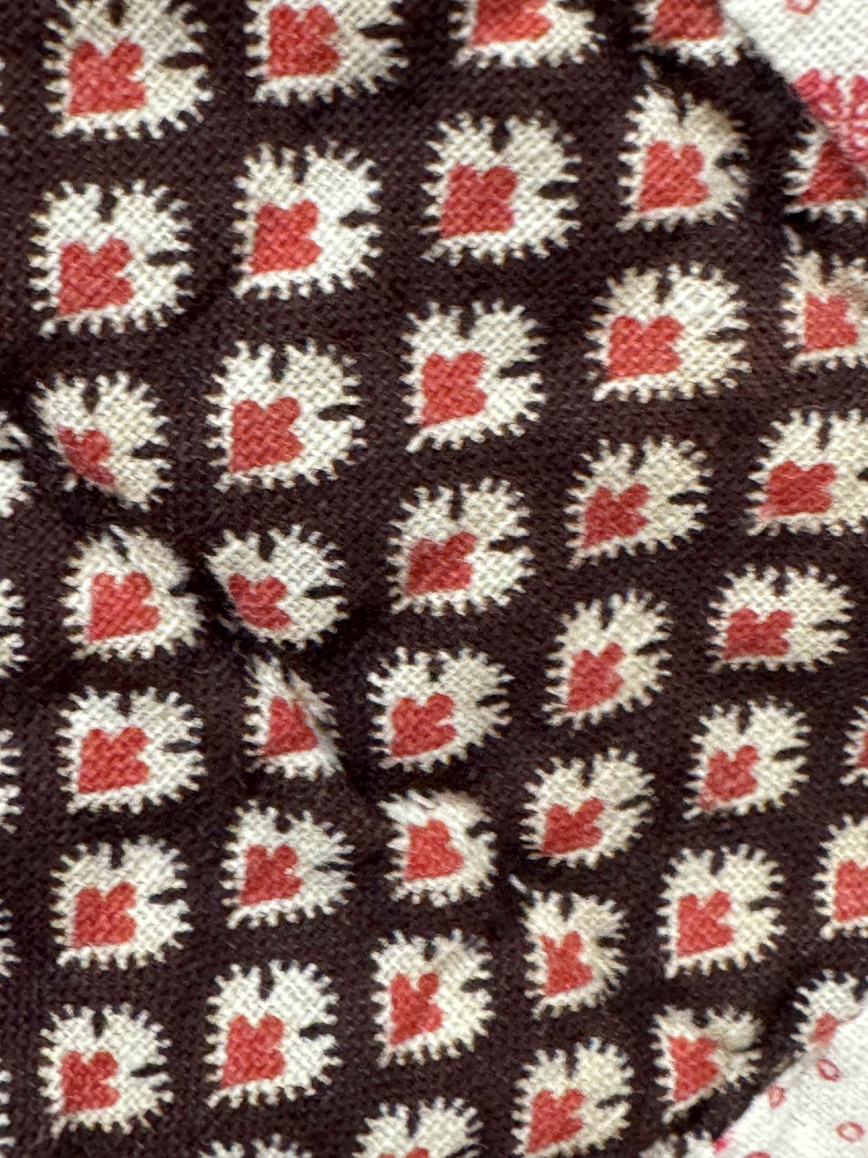Antique Quilt Nine Patch on Point