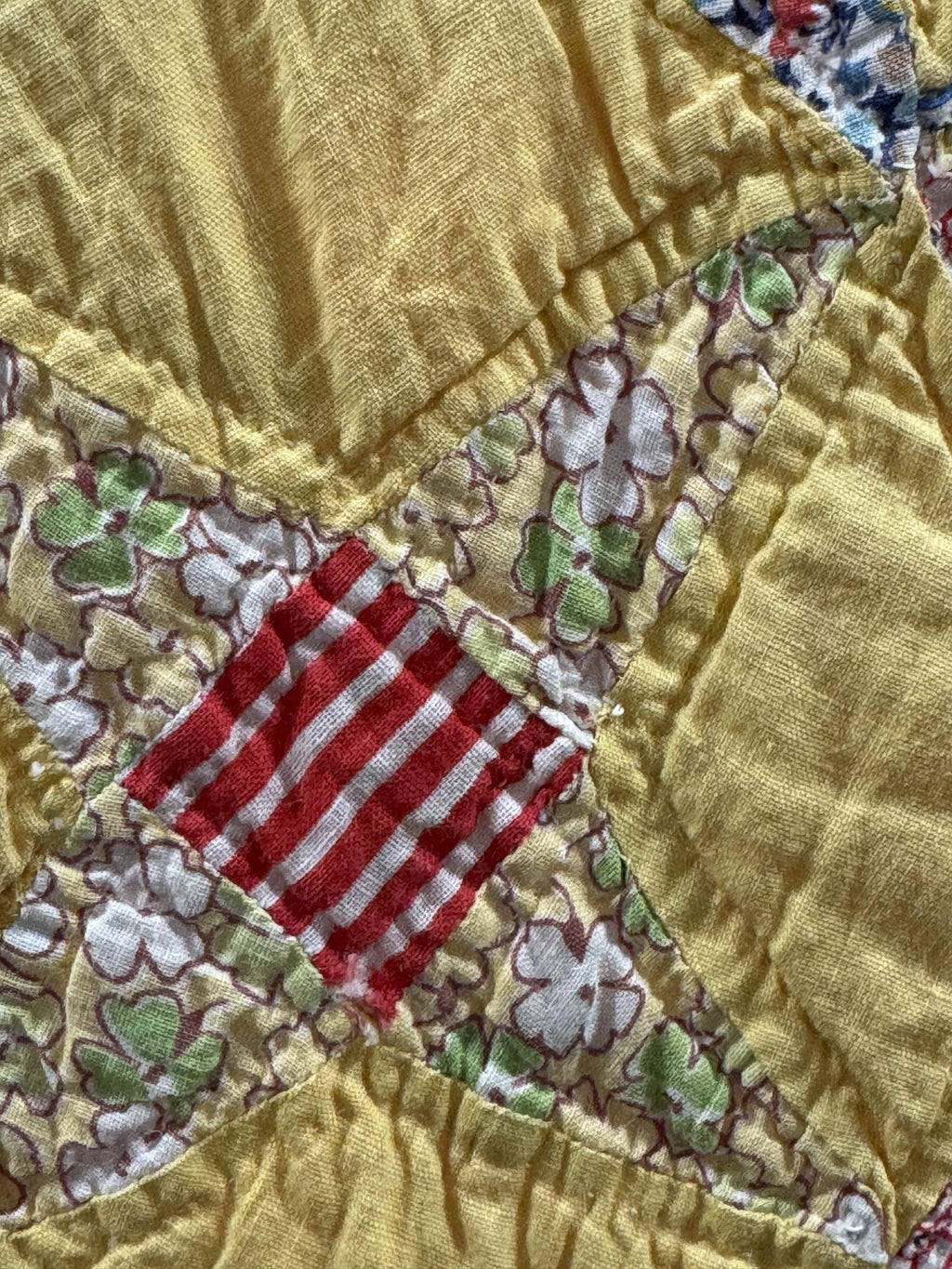 Vintage Quilt Star and Diamond