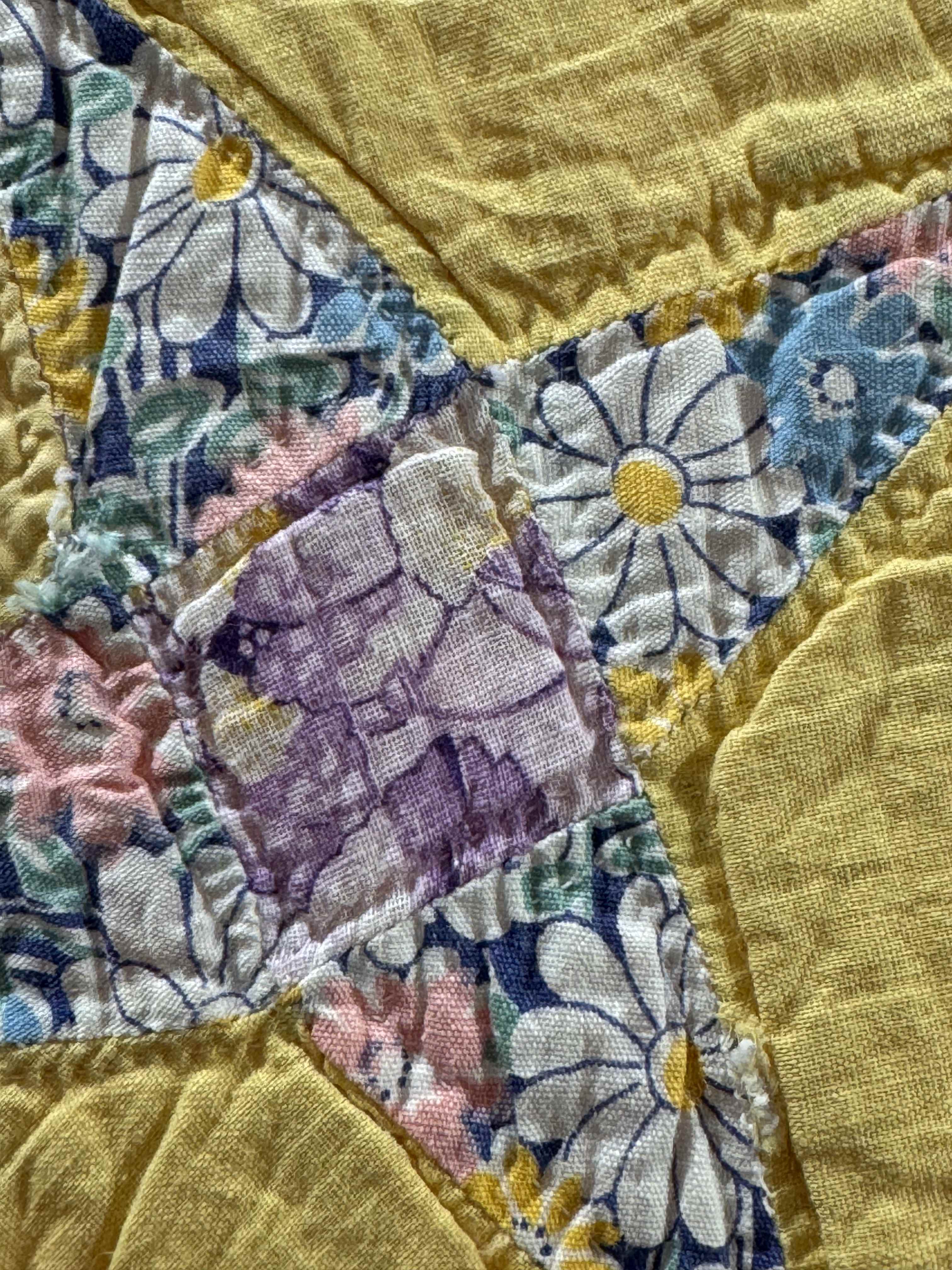 Vintage Quilt Star and Diamond