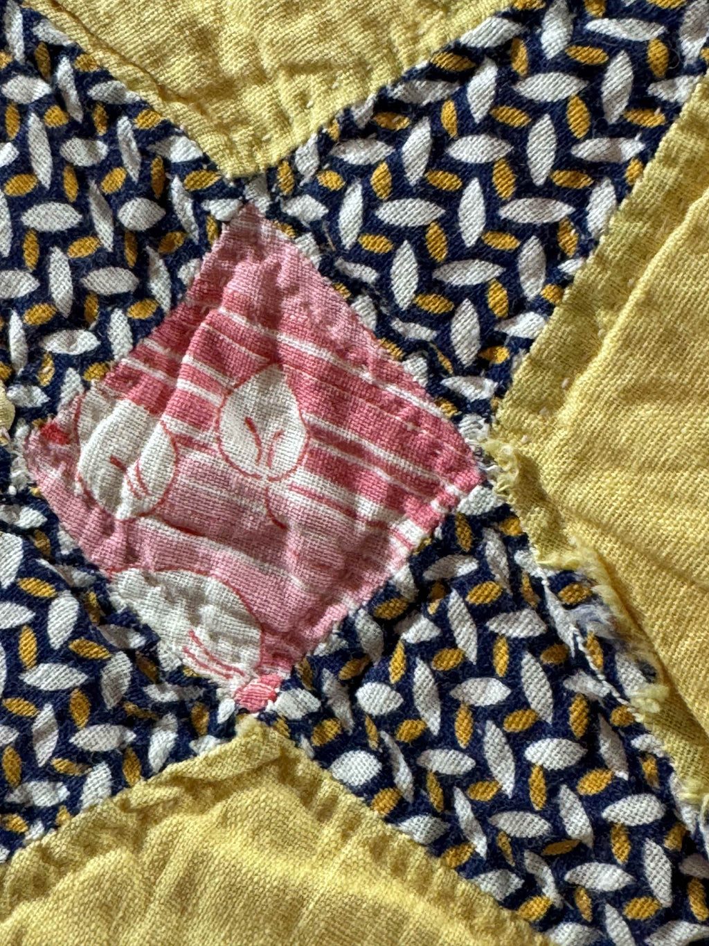 Vintage Quilt Star and Diamond