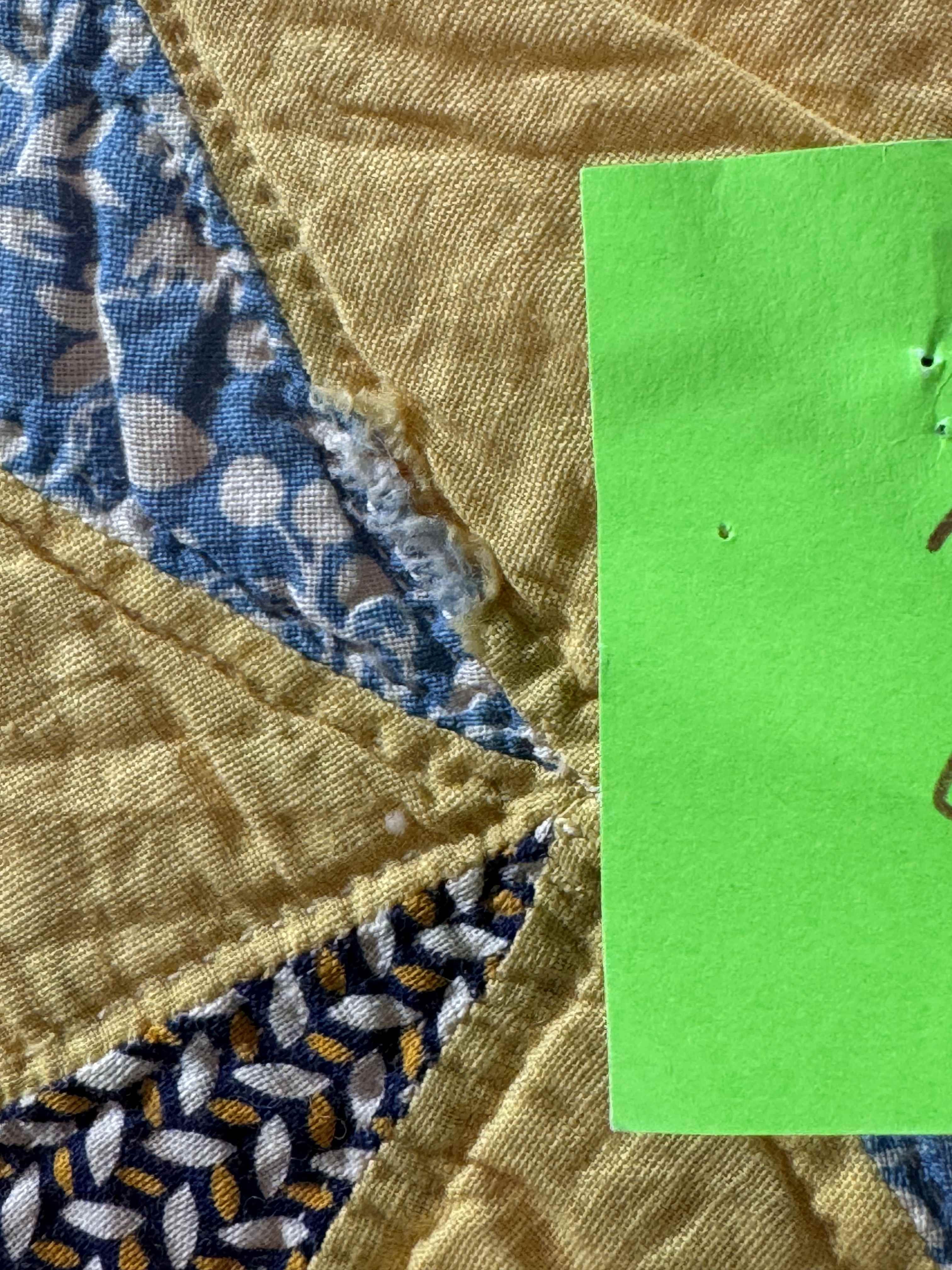 Vintage Quilt Star and Diamond