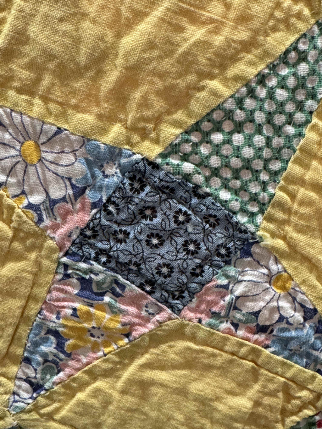 Vintage Quilt Star and Diamond