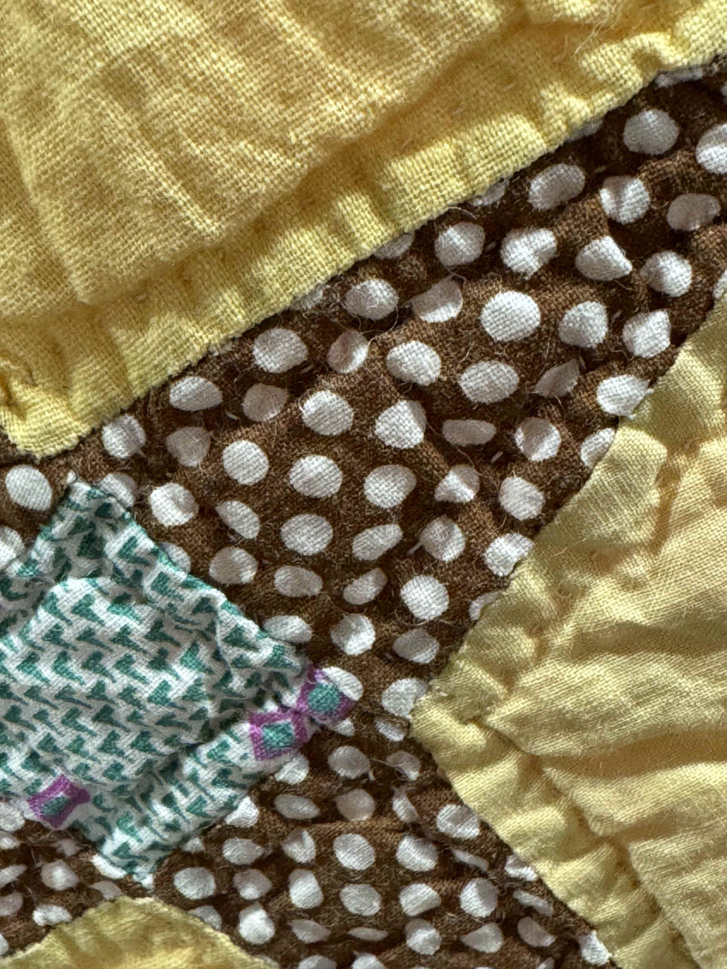Vintage Quilt Star and Diamond