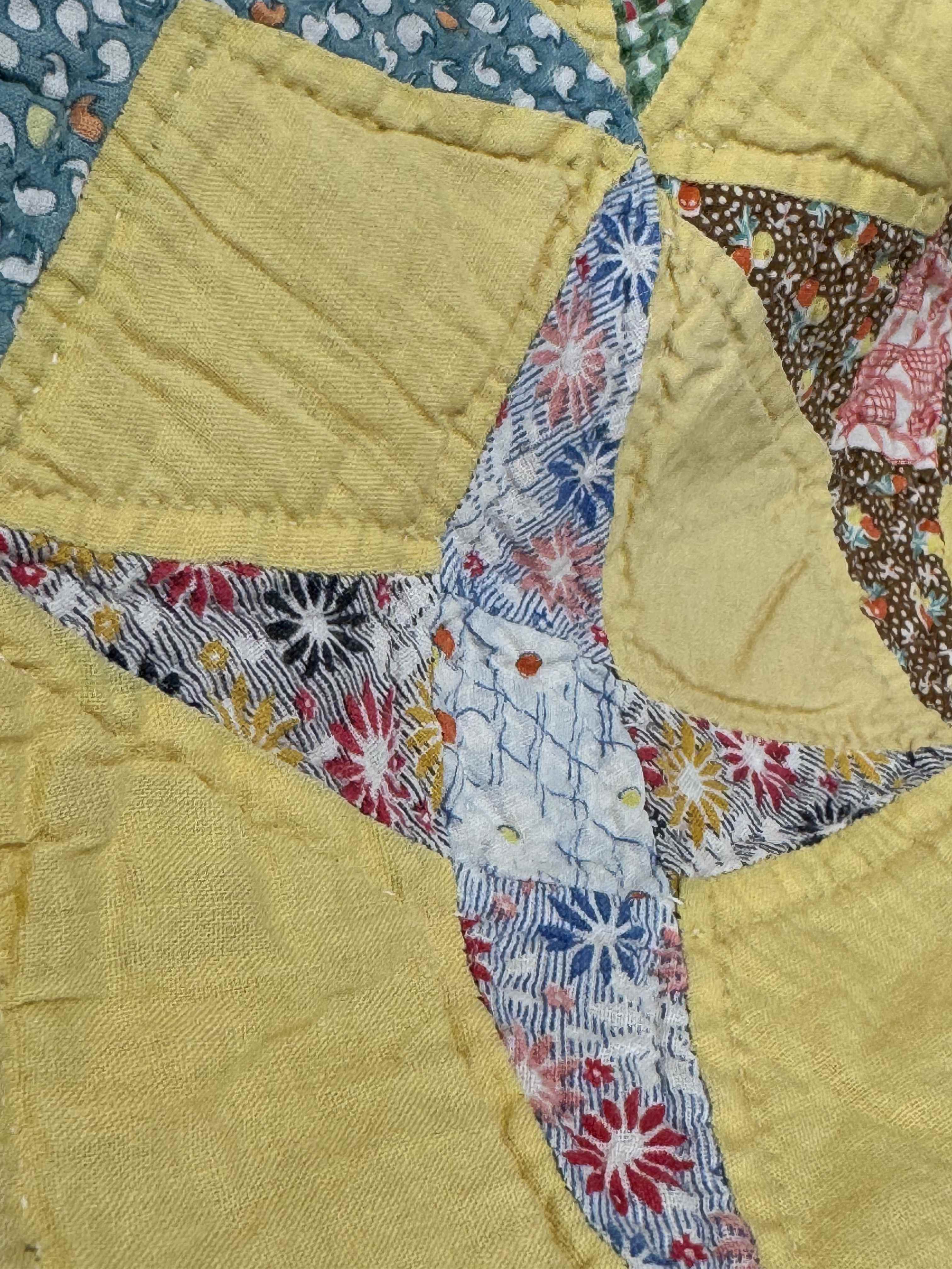Vintage Quilt Star and Diamond
