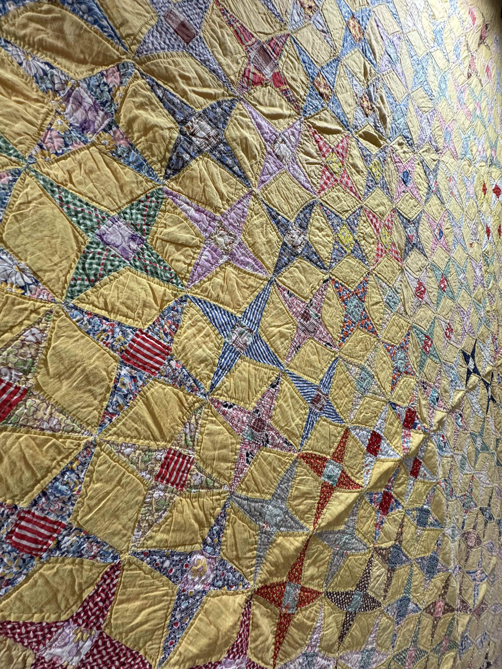 Vintage Quilt Star and Diamond