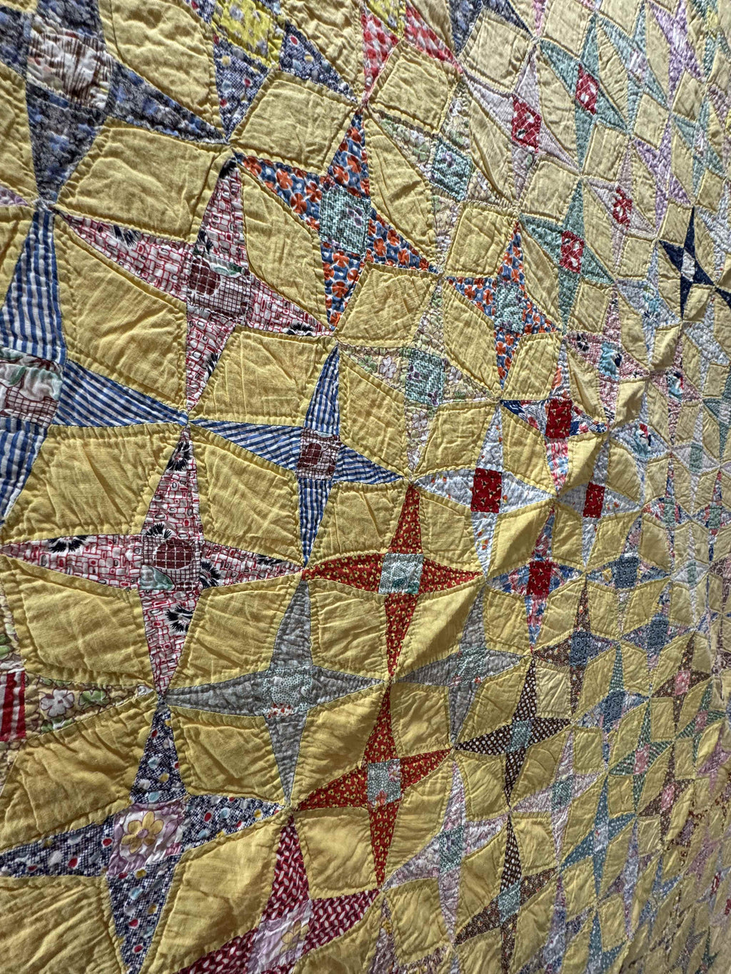 Vintage Quilt Star and Diamond