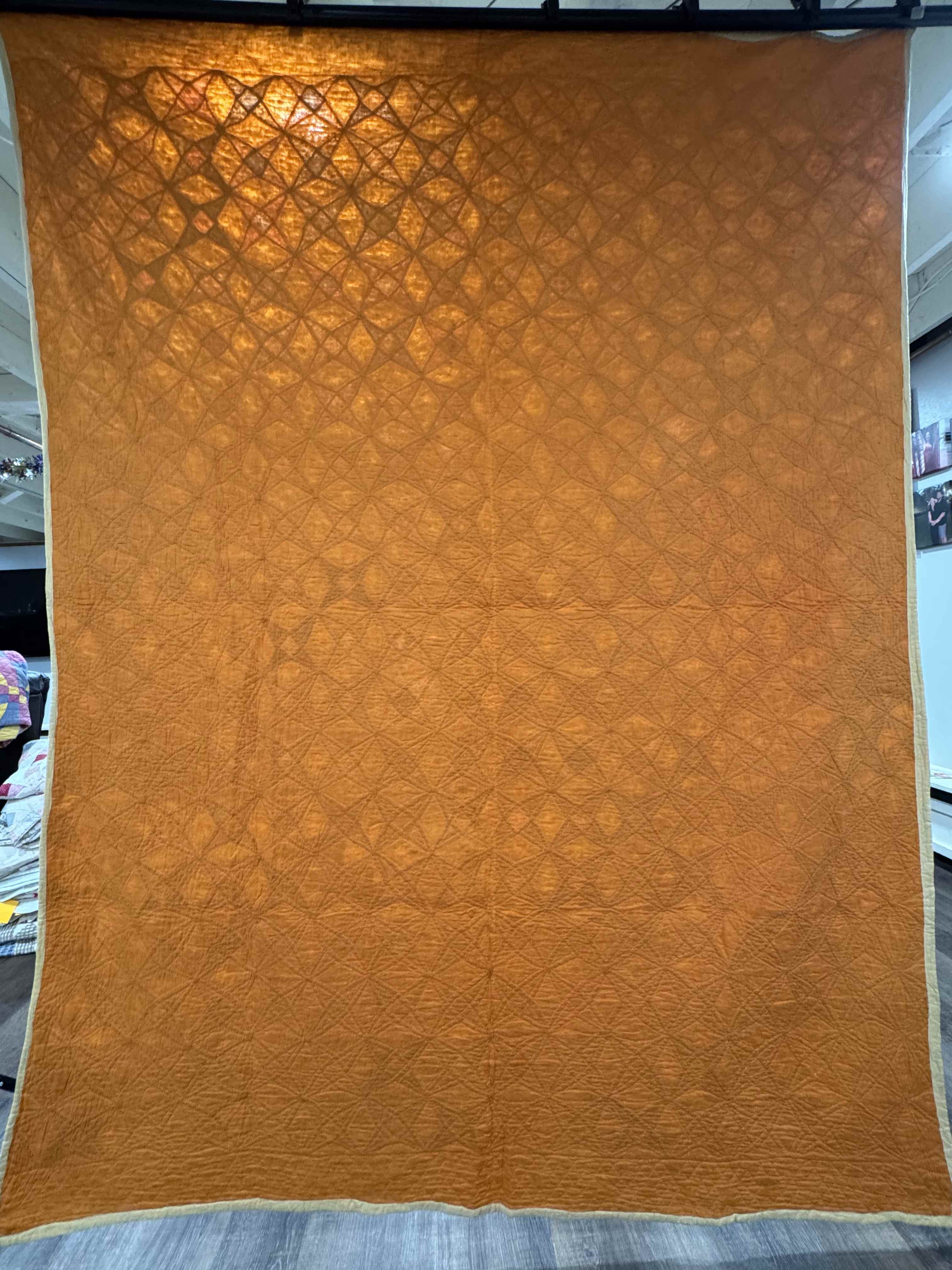 Vintage Quilt Star and Diamond
