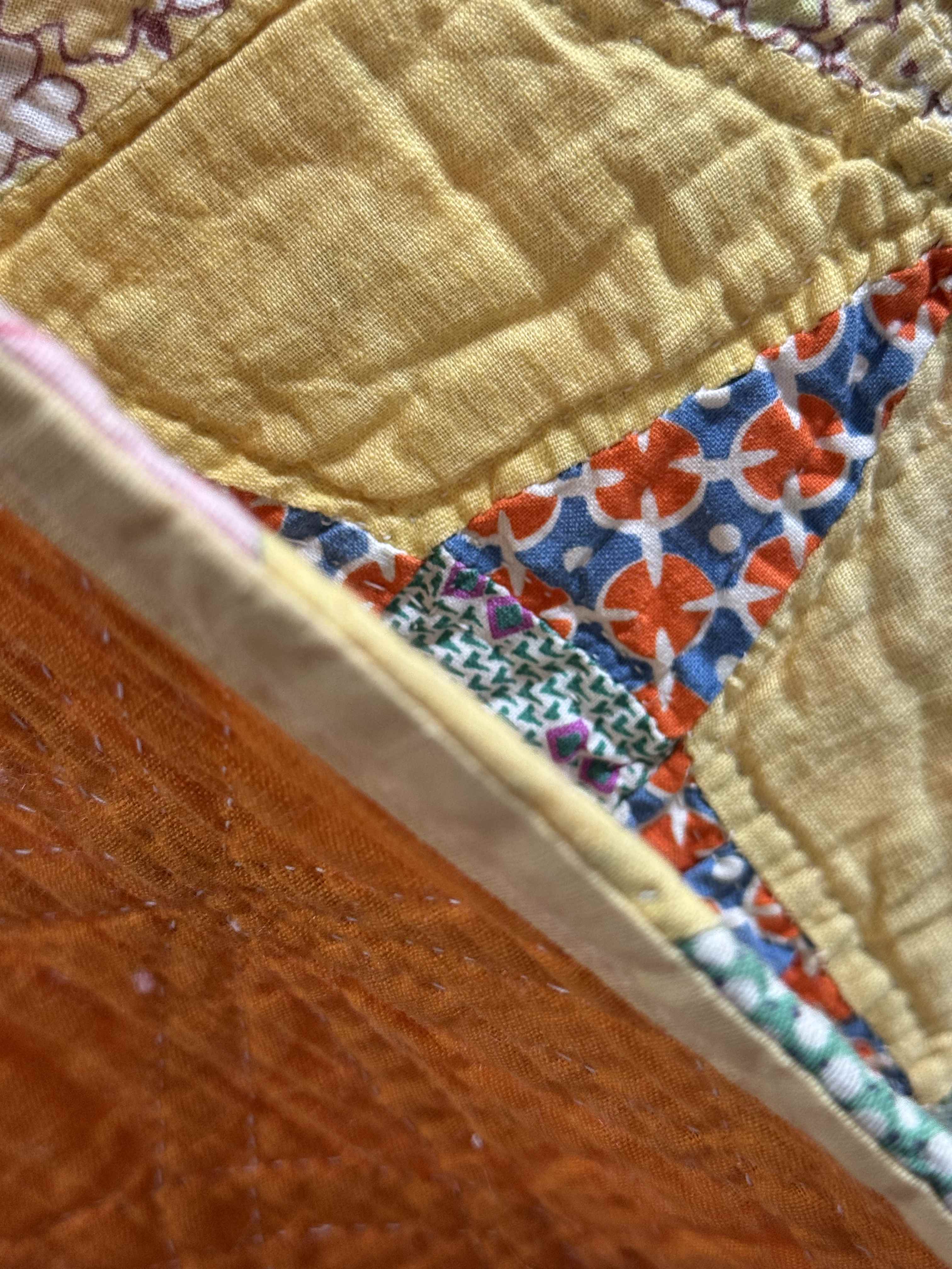 Vintage Quilt Star and Diamond