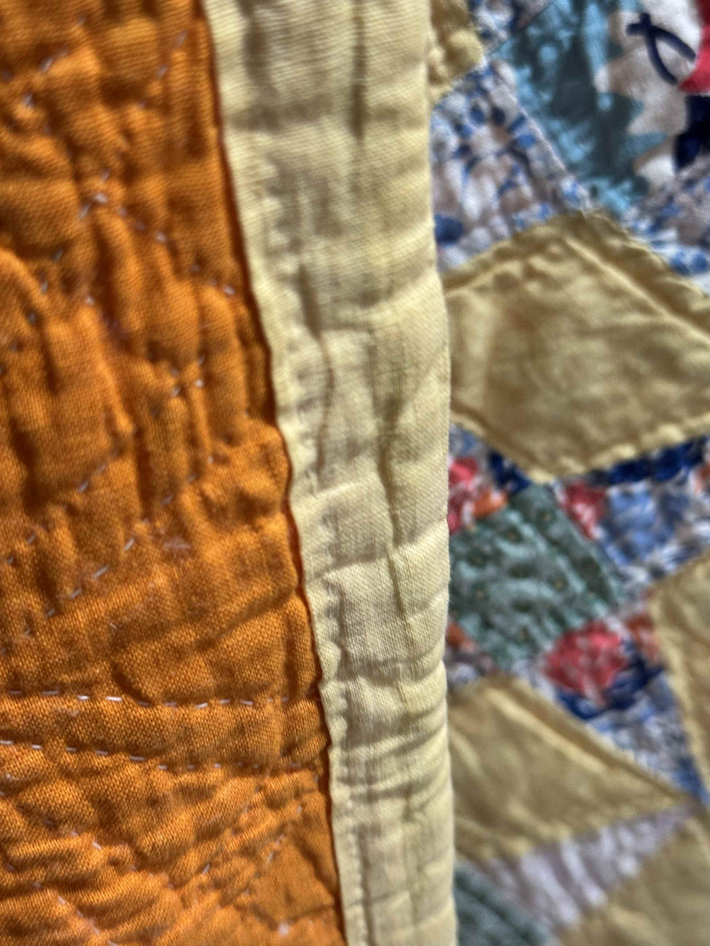 Vintage Quilt Star and Diamond
