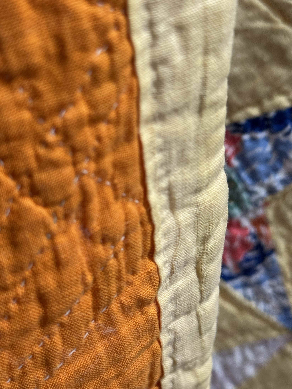 Vintage Quilt Star and Diamond