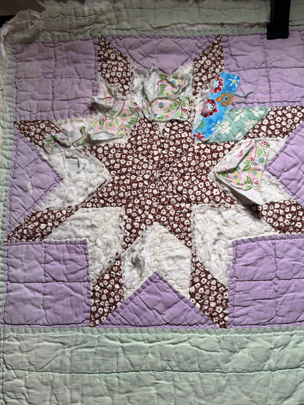 Vintage Quilt Blazing Star
