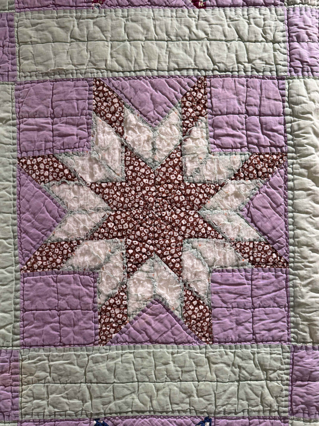 Vintage Quilt Blazing Star