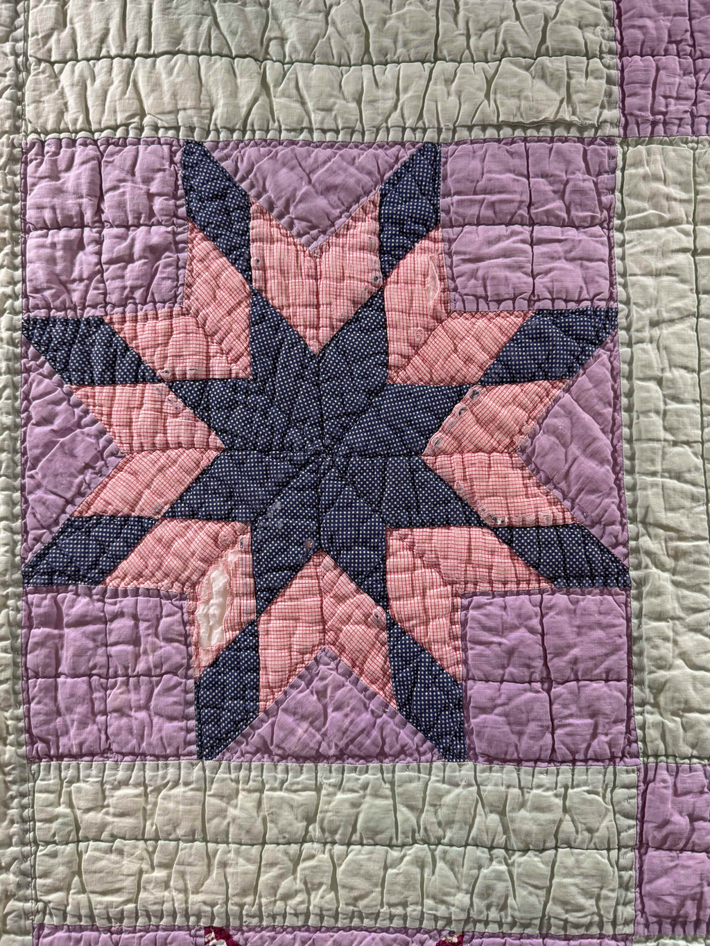 Vintage Quilt Blazing Star