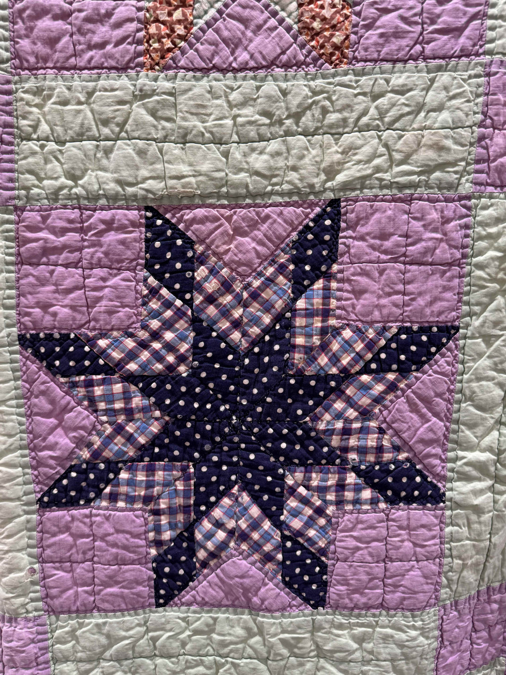 Vintage Quilt Blazing Star