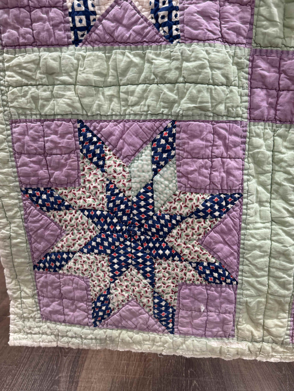 Vintage Quilt Blazing Star