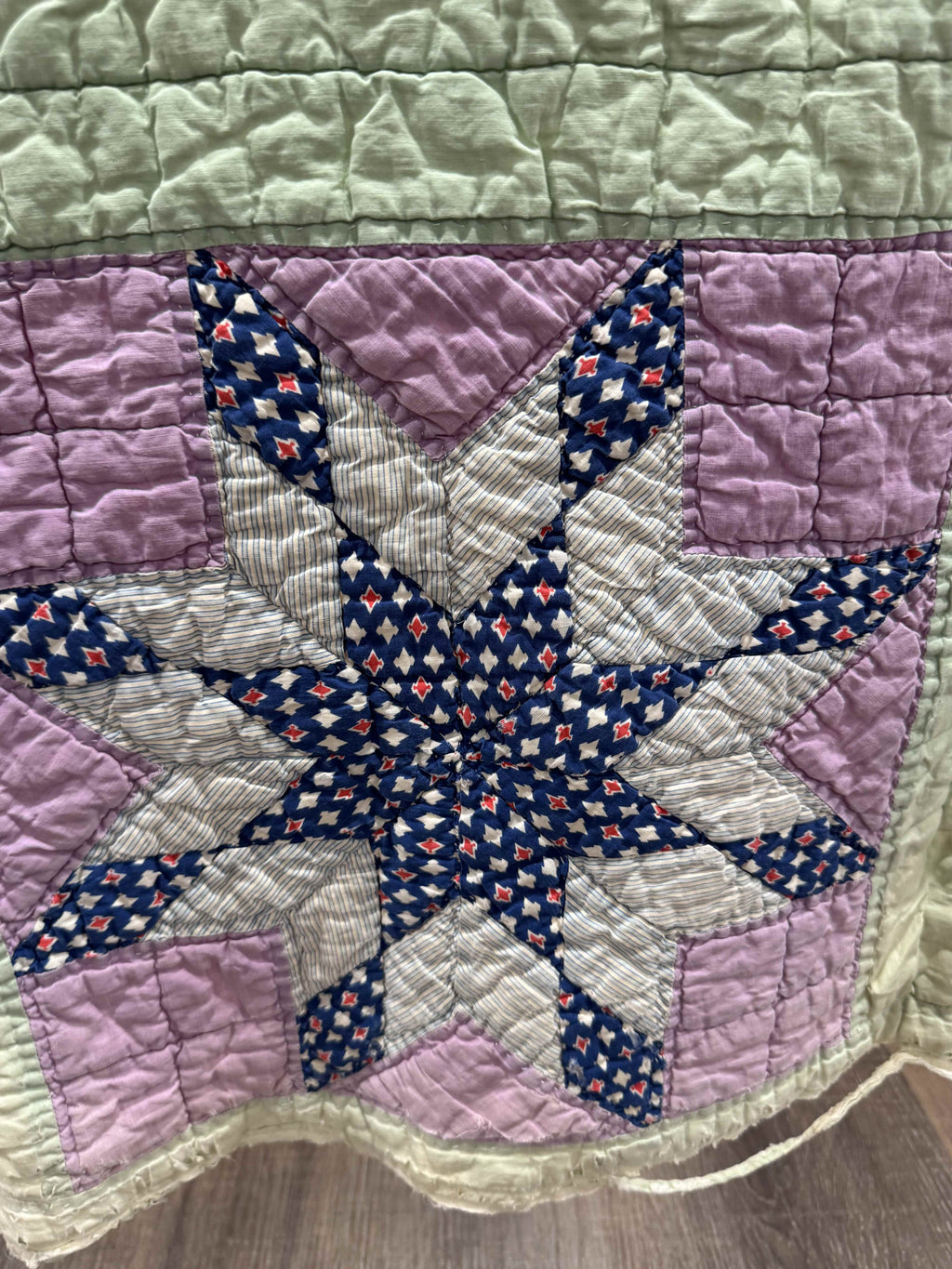 Vintage Quilt Blazing Star