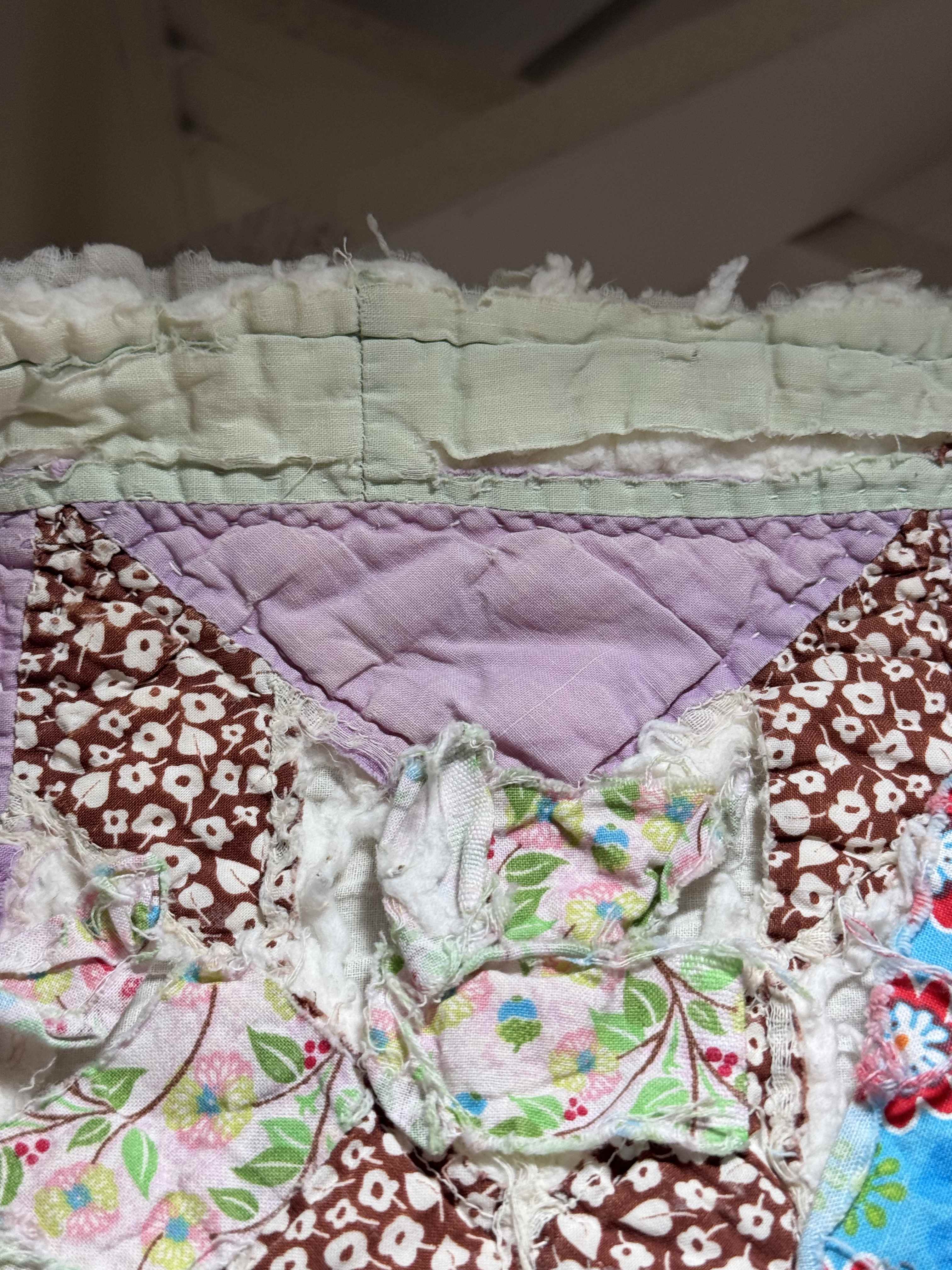 Vintage Quilt Blazing Star