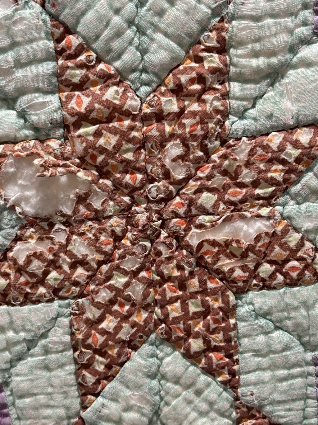 Vintage Quilt Blazing Star