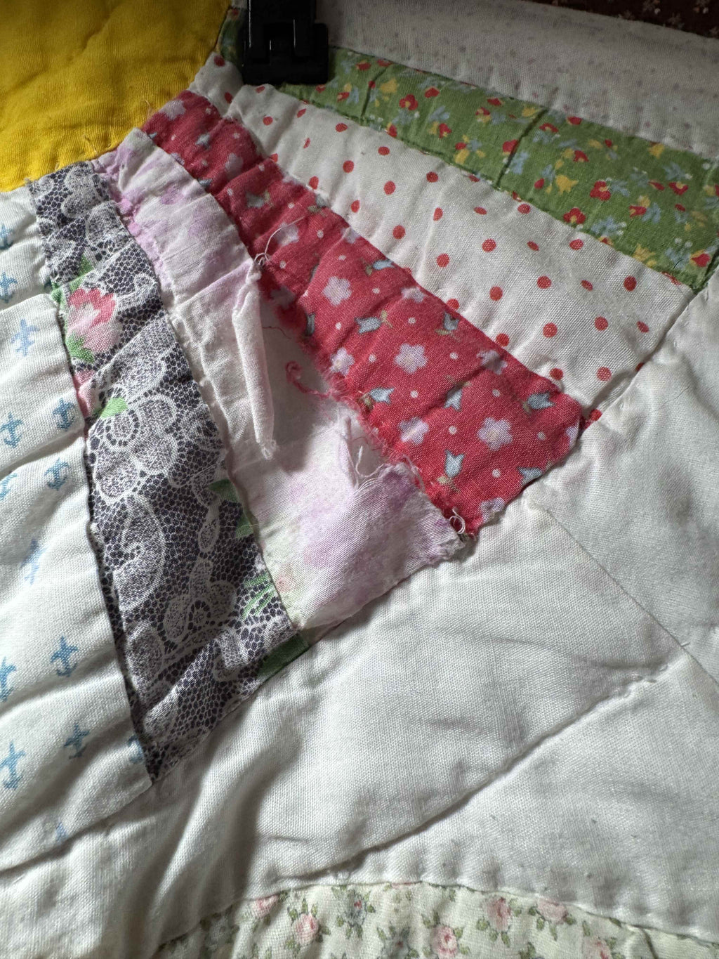 Vintage Quilt Grandmother's Fan