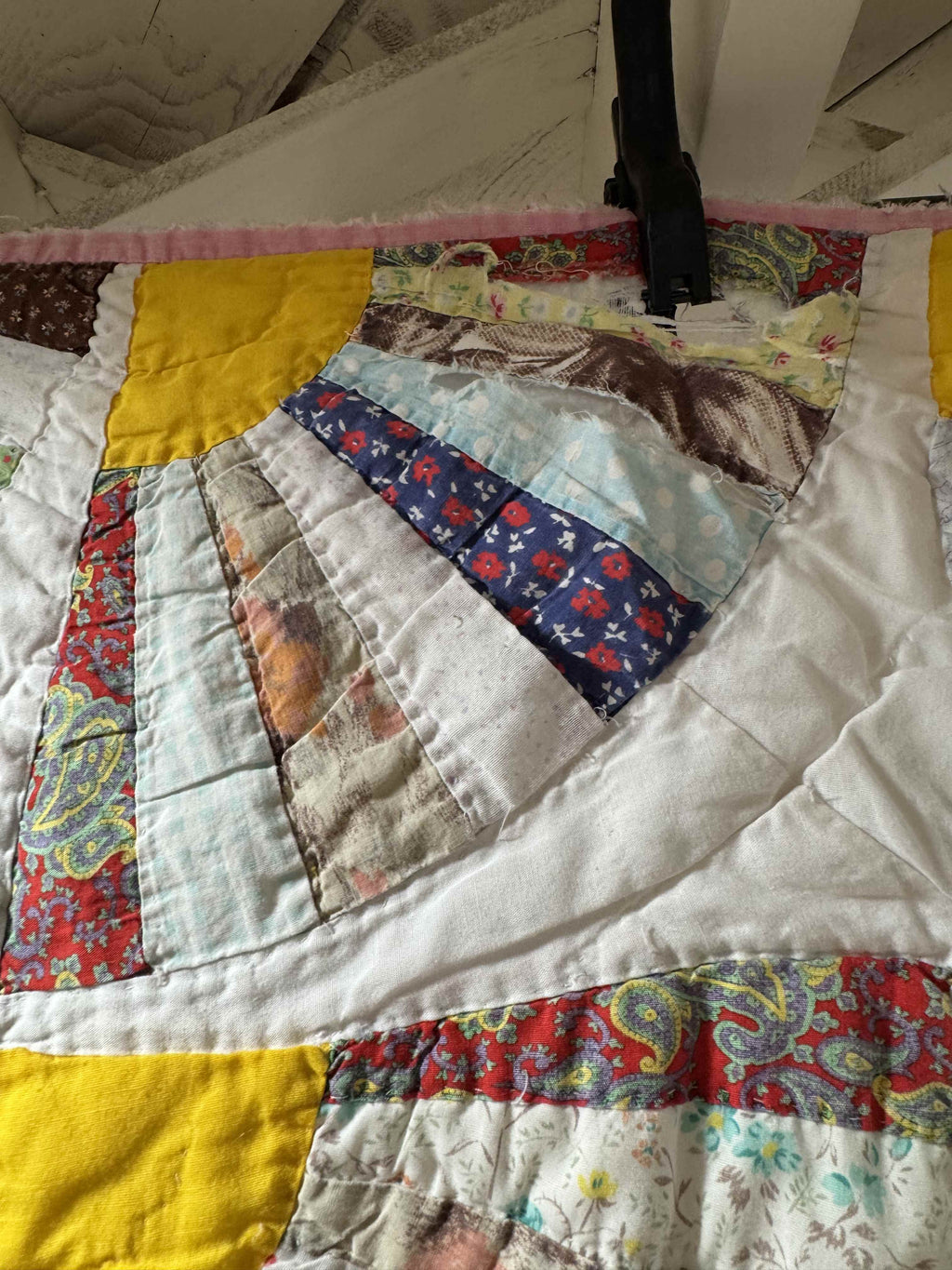 Vintage Quilt Grandmother's Fan